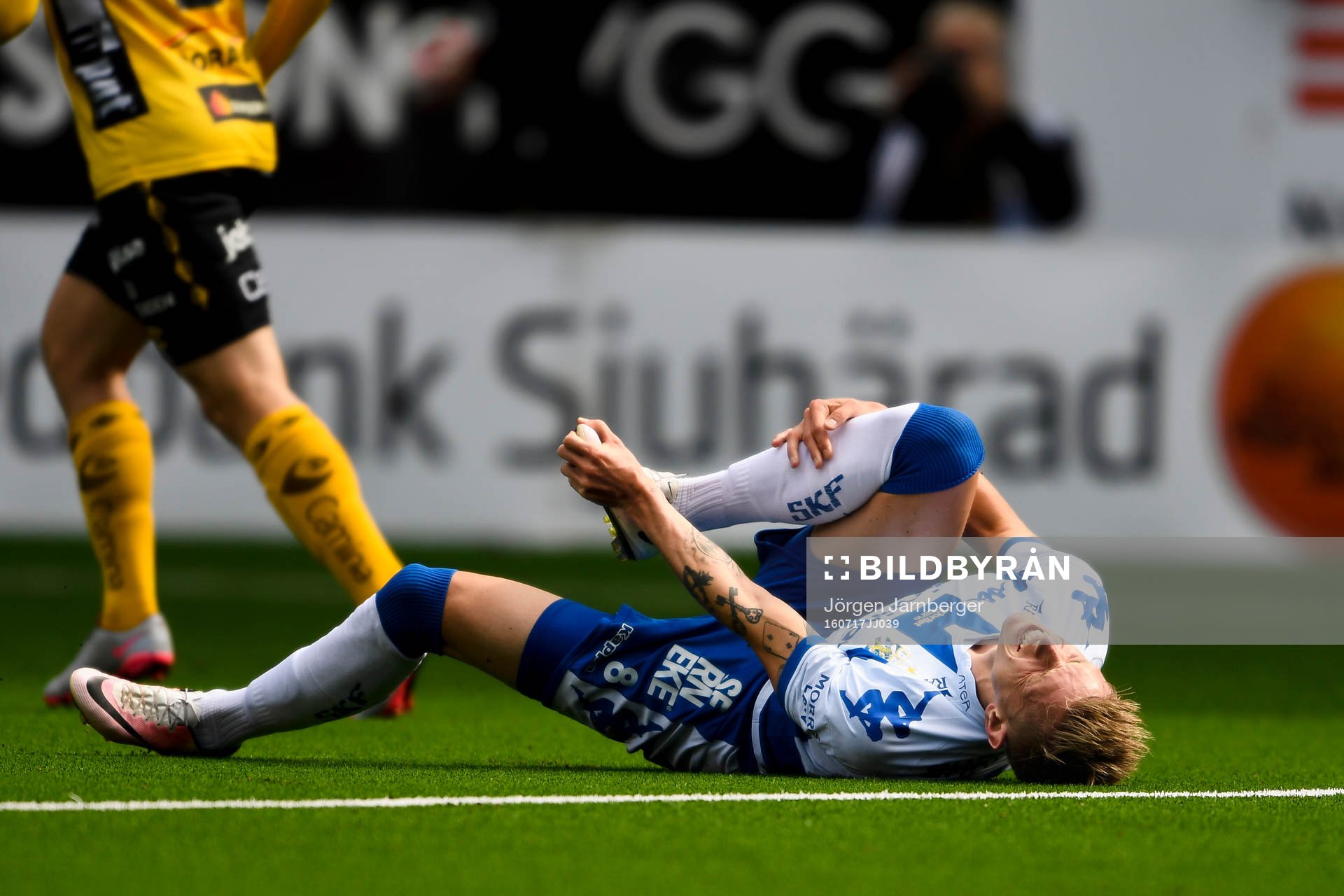 IFK Göteborgs Sören Rieks har ont
