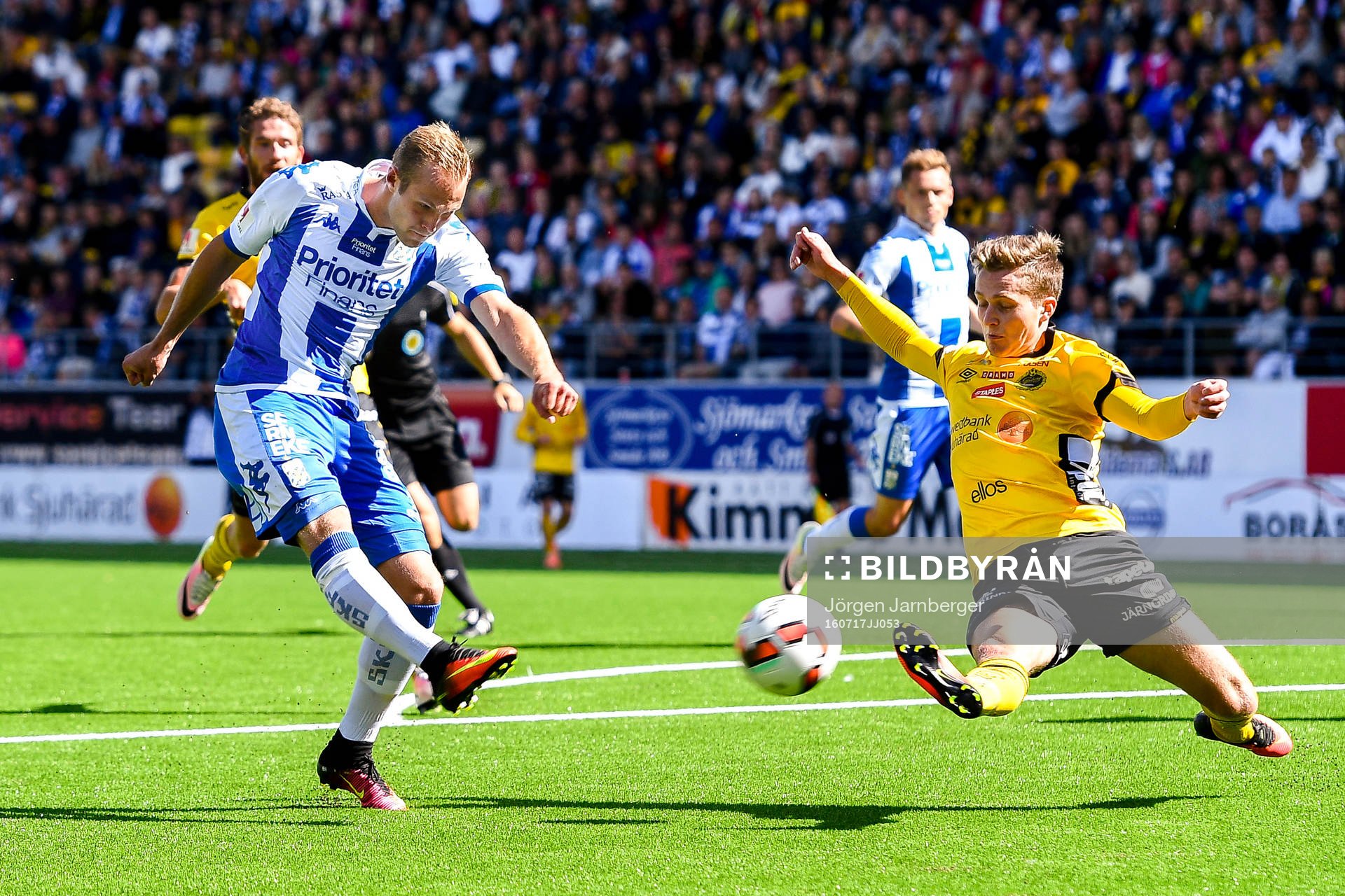 IFK Göteborgs Sören Rieks och Elfsborgs Adam Lundqvist