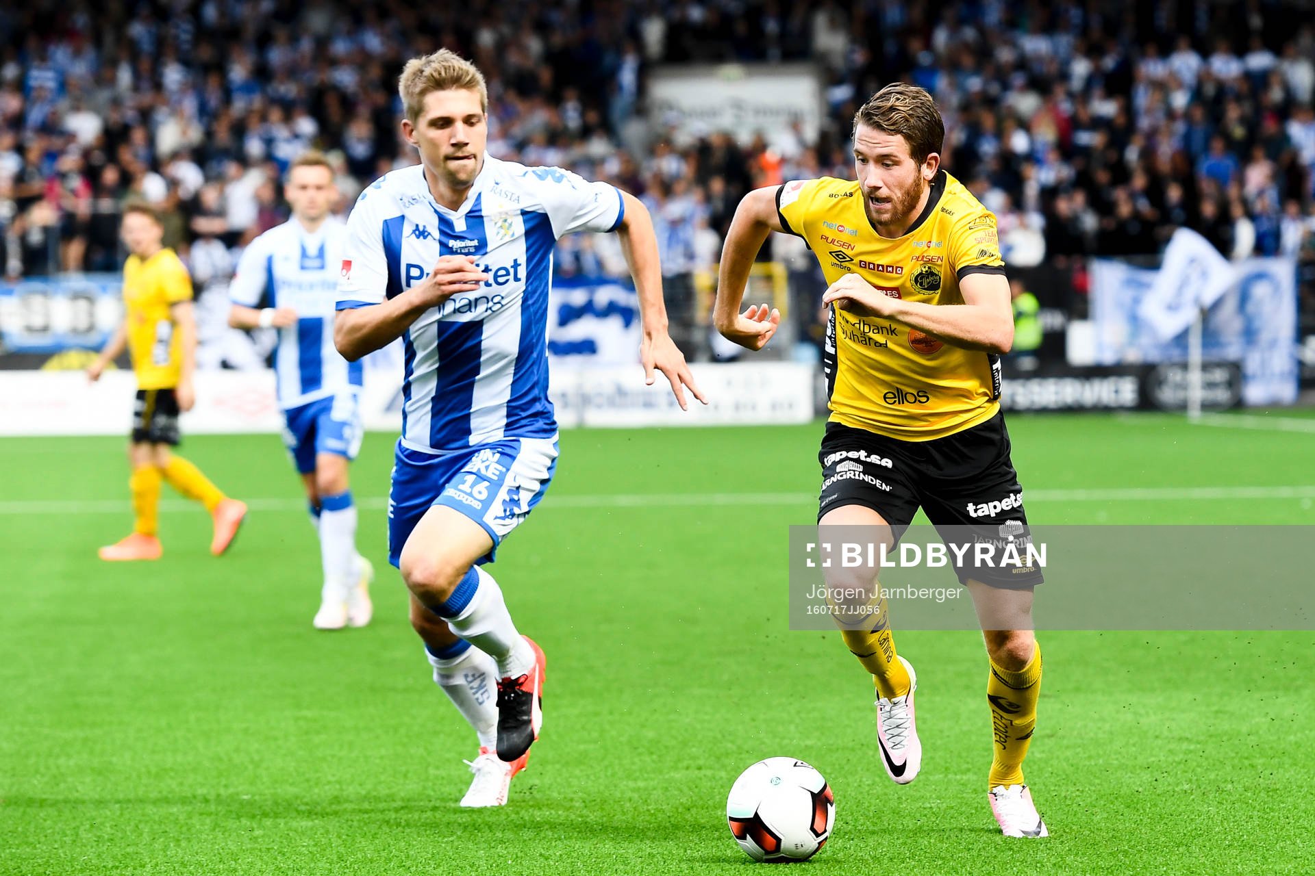 IFK Göteborgs Mikael Boman och Elfsborgs Marcus Rohdén