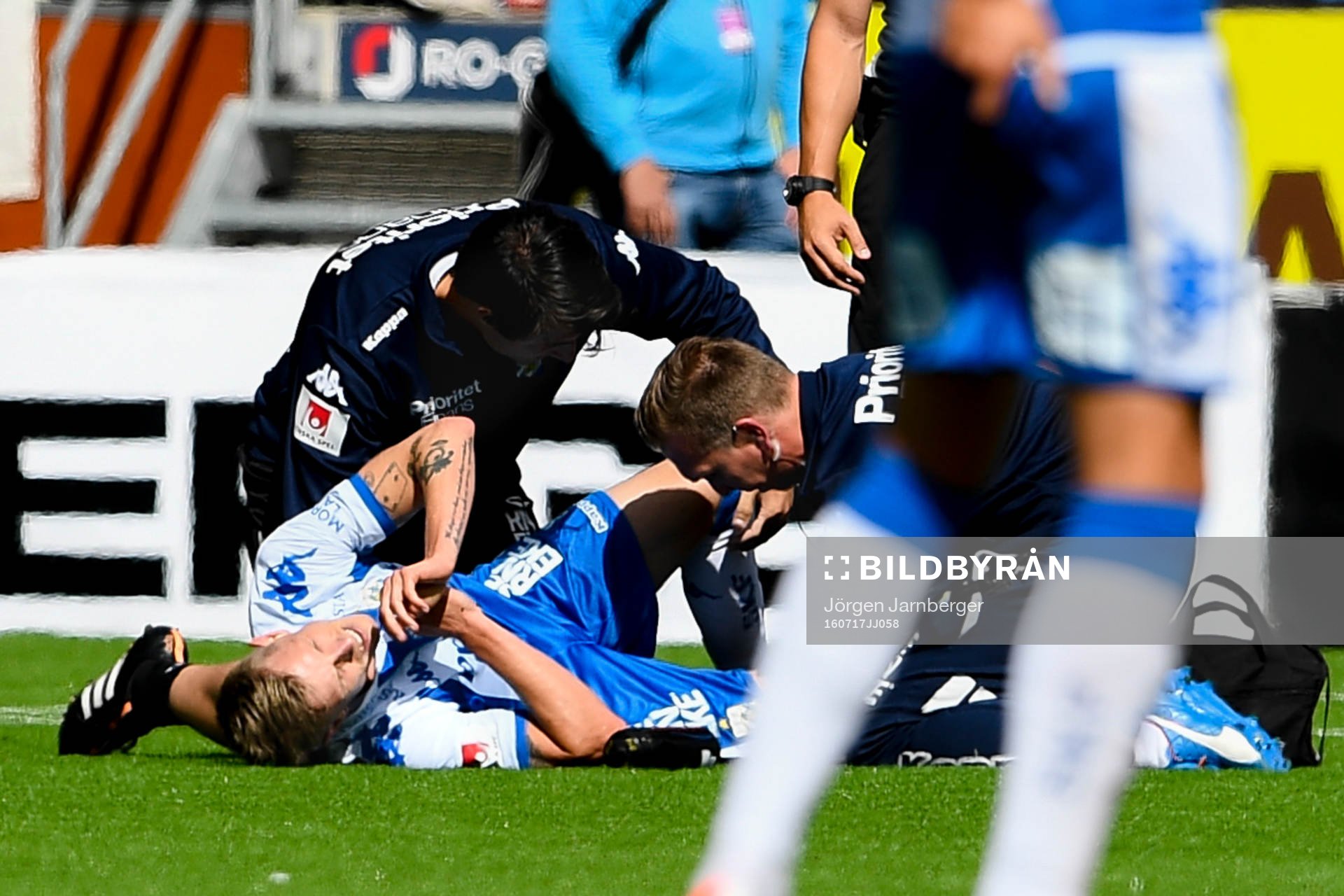 IFK Göteborgs Sören Rieks har ont