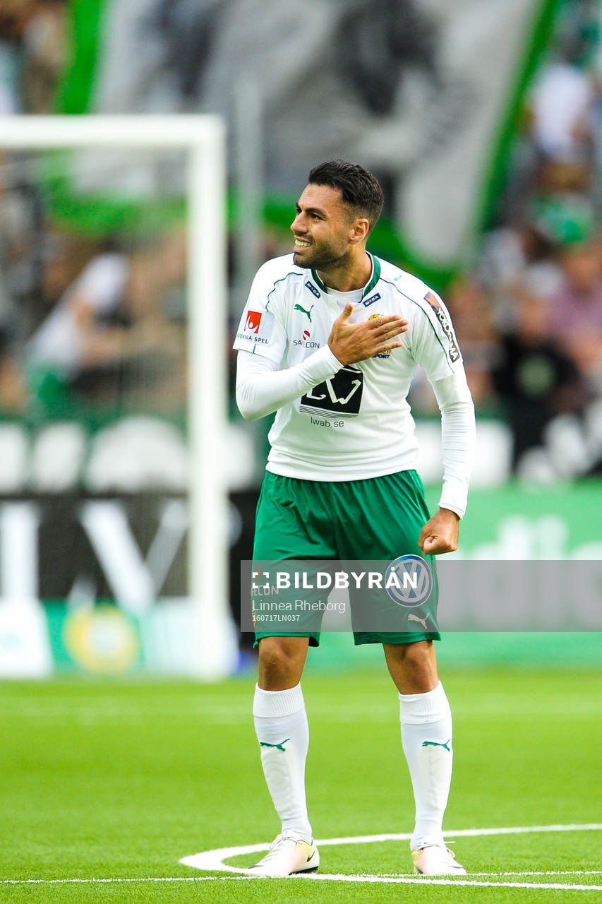 Hammarbys Imad Khalili jublar