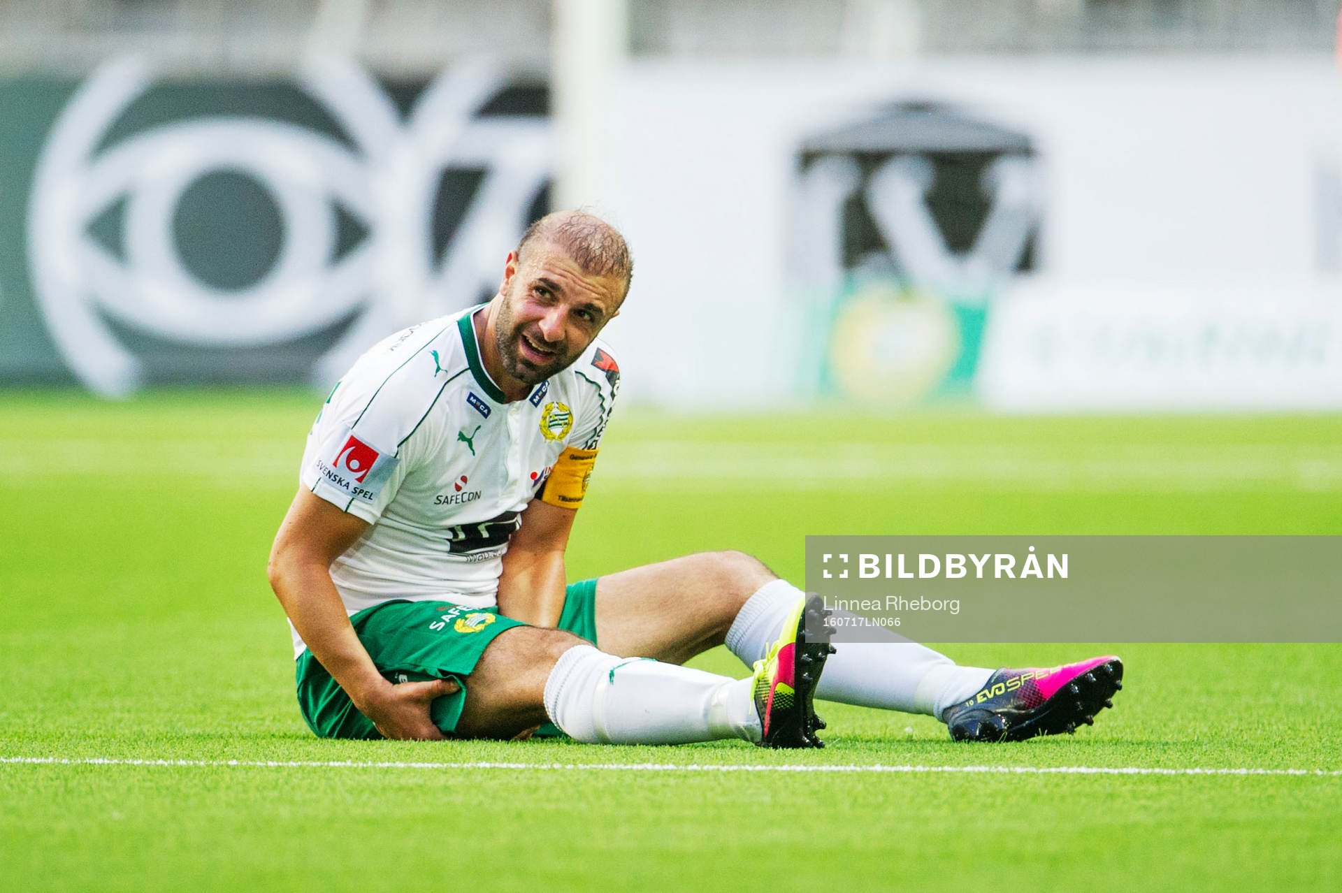 Hammarbys Kennedy Bakircioglu har ont
