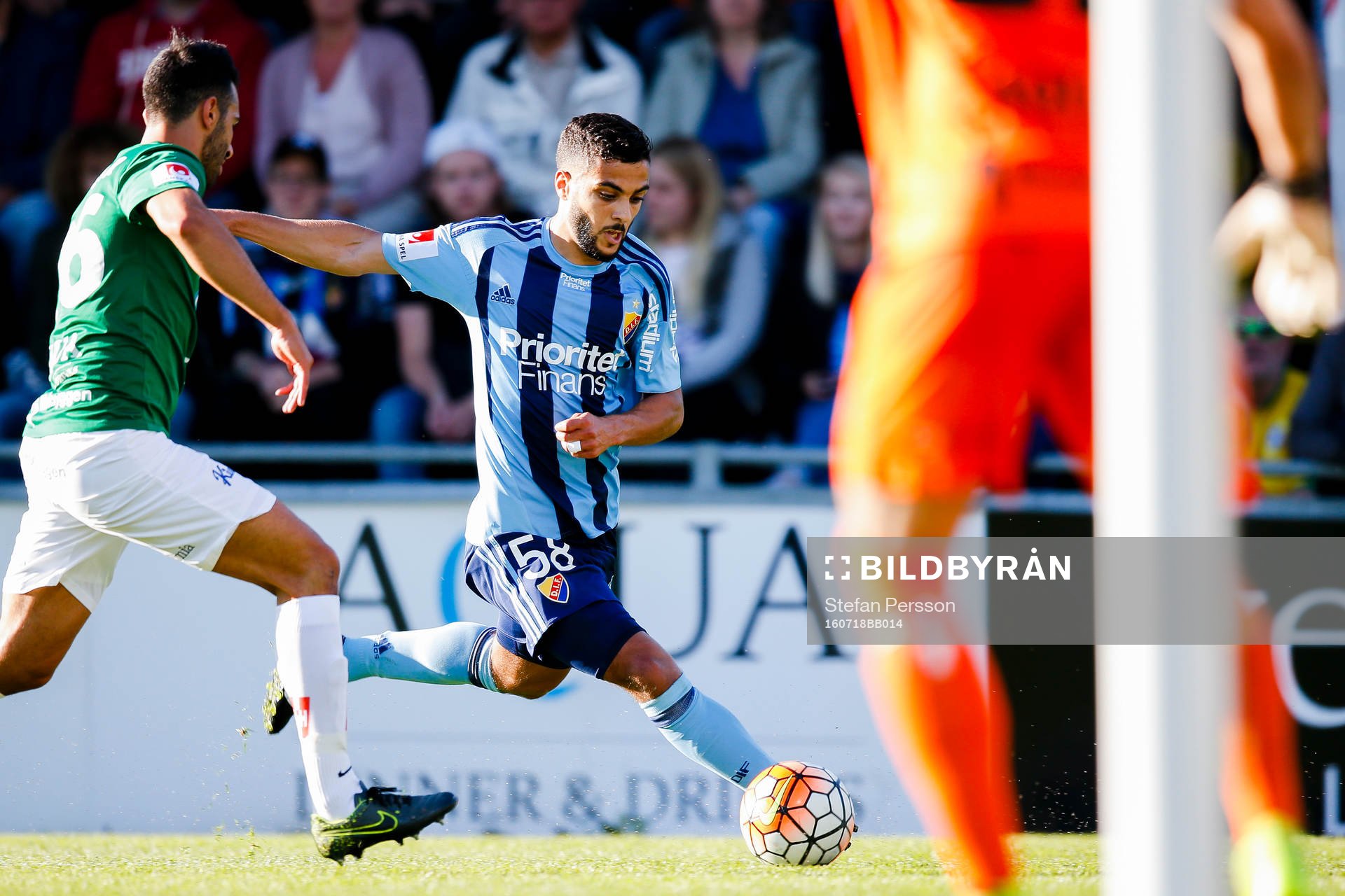 Jönköpings André Calisir och Djurgårdens Othman El Kabir