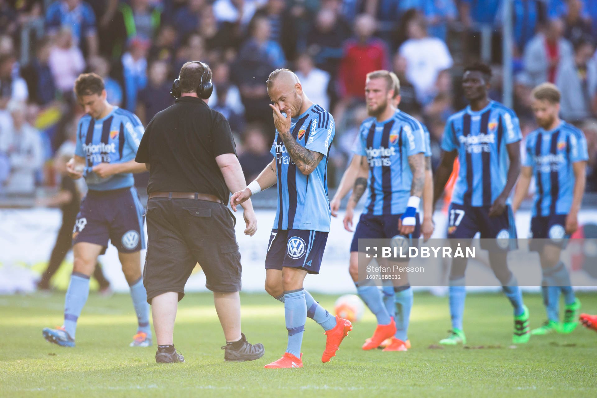 Djurgårdens Magnus Eriksson deppar
