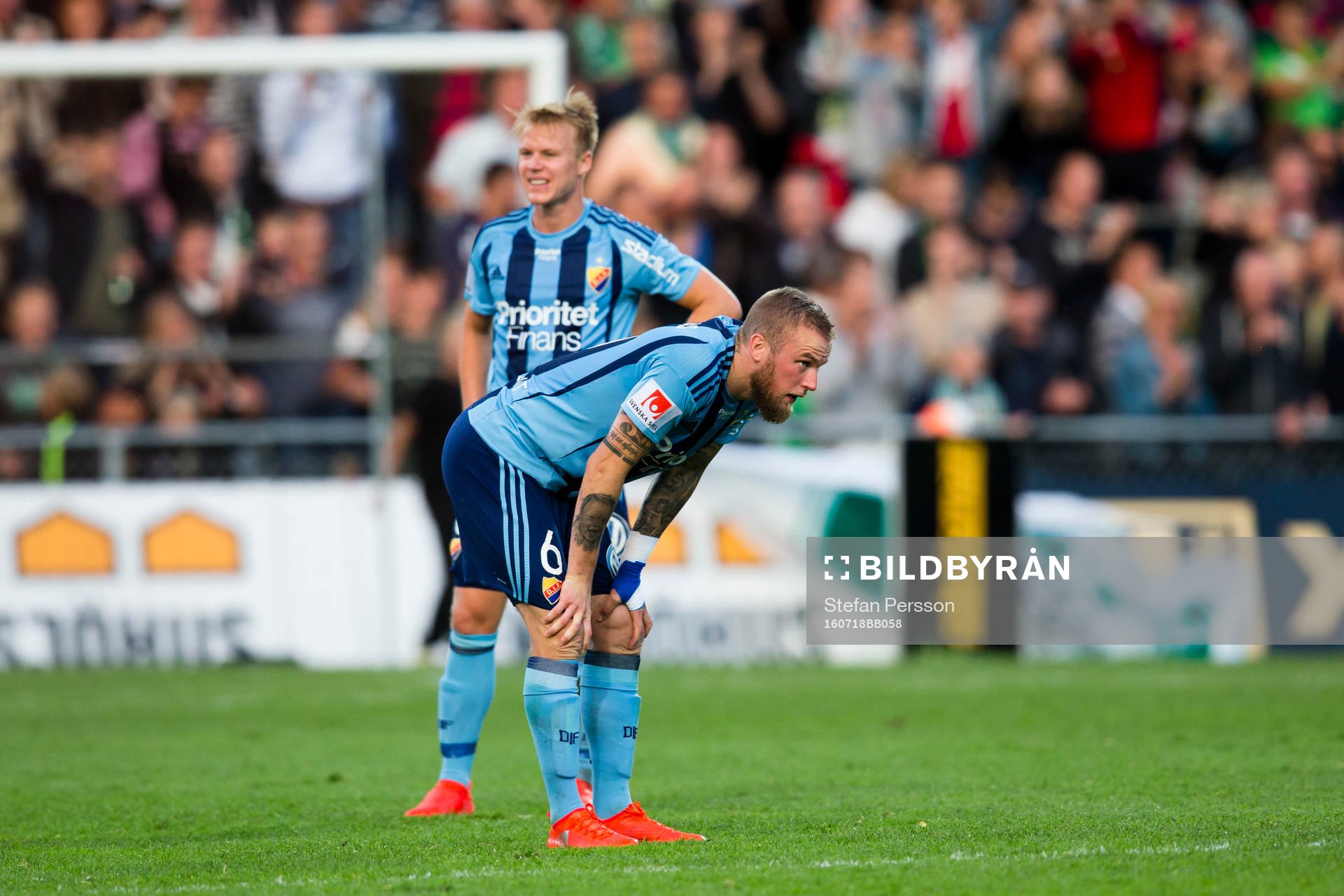 Djurgårdens Elliot Käck och Alexander Faltsetas deppar