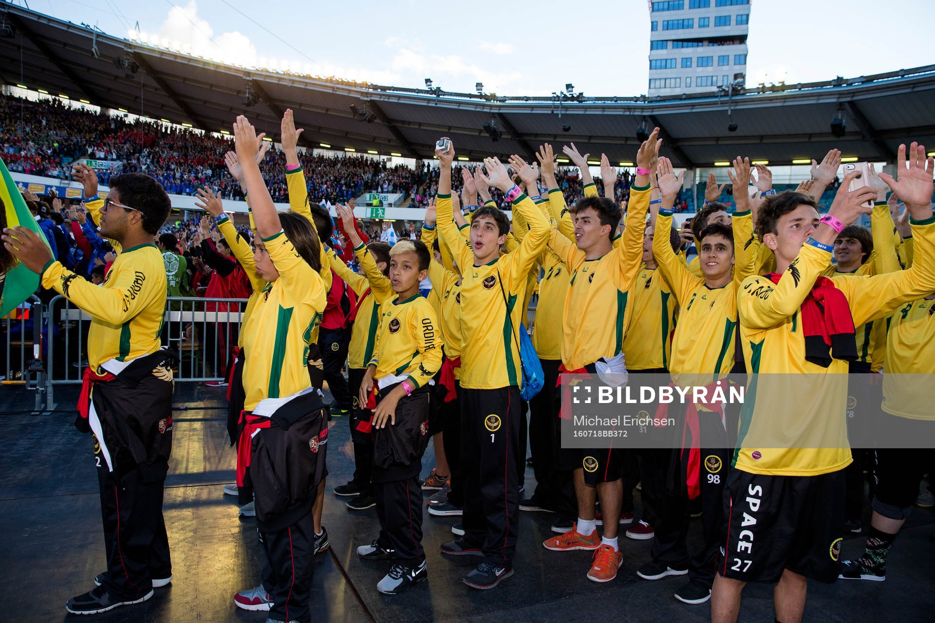 Ett brasilianskt lag gör vulkanen
