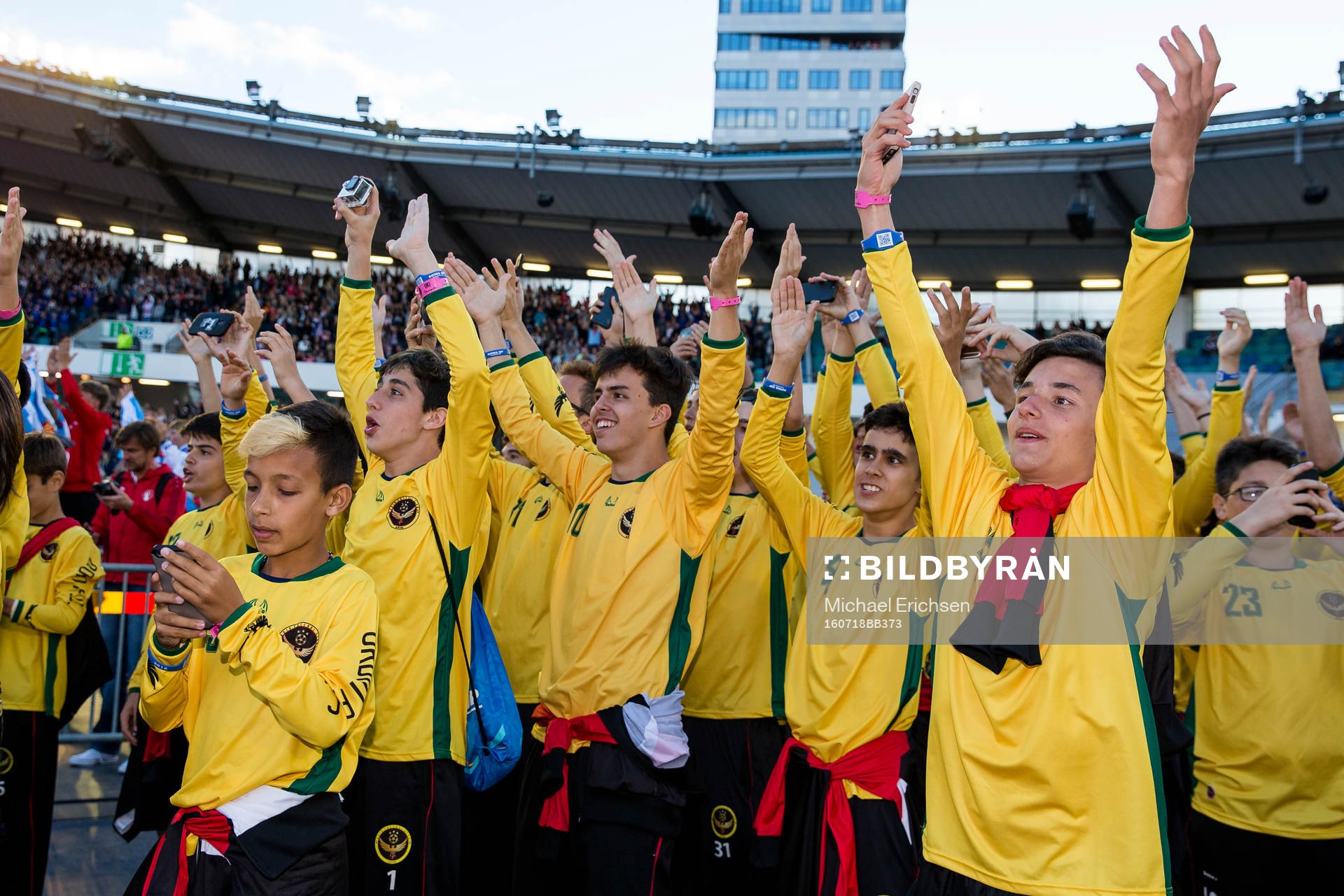 Ett brasilianskt lag gör vulkanen