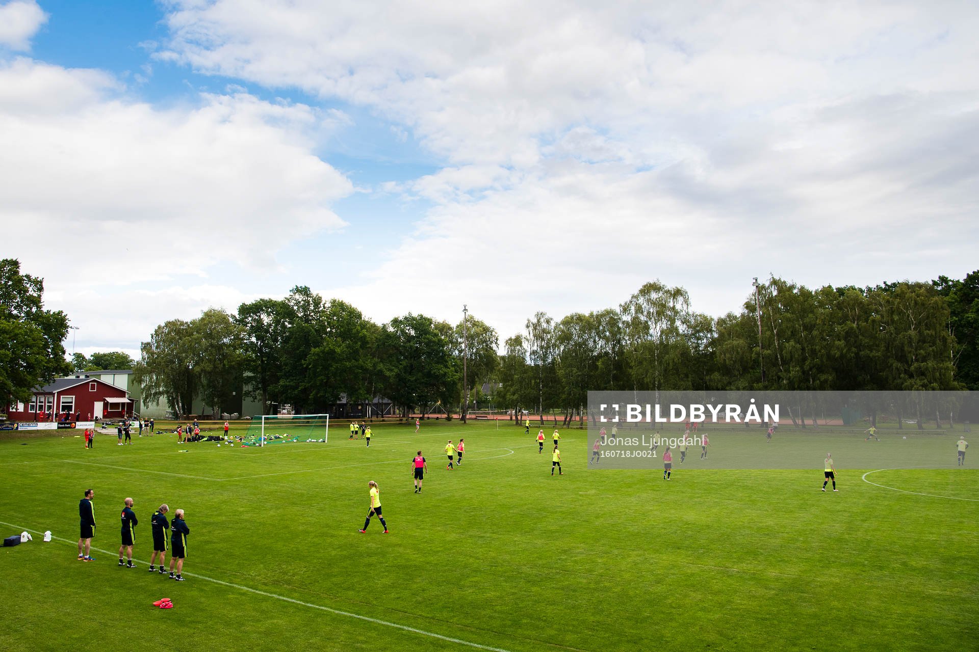 Generell vy över Tallhöjdens fotbollsplan