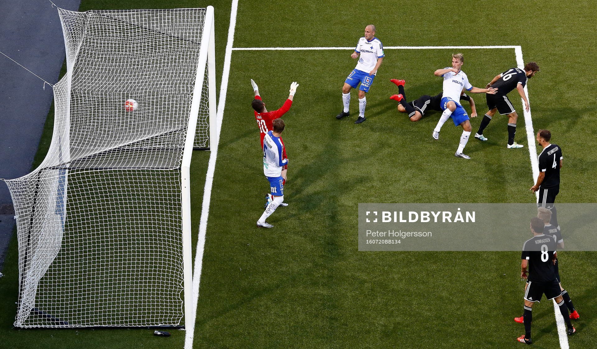 Norrköpings Sebastian Andersson gör mål 3-2