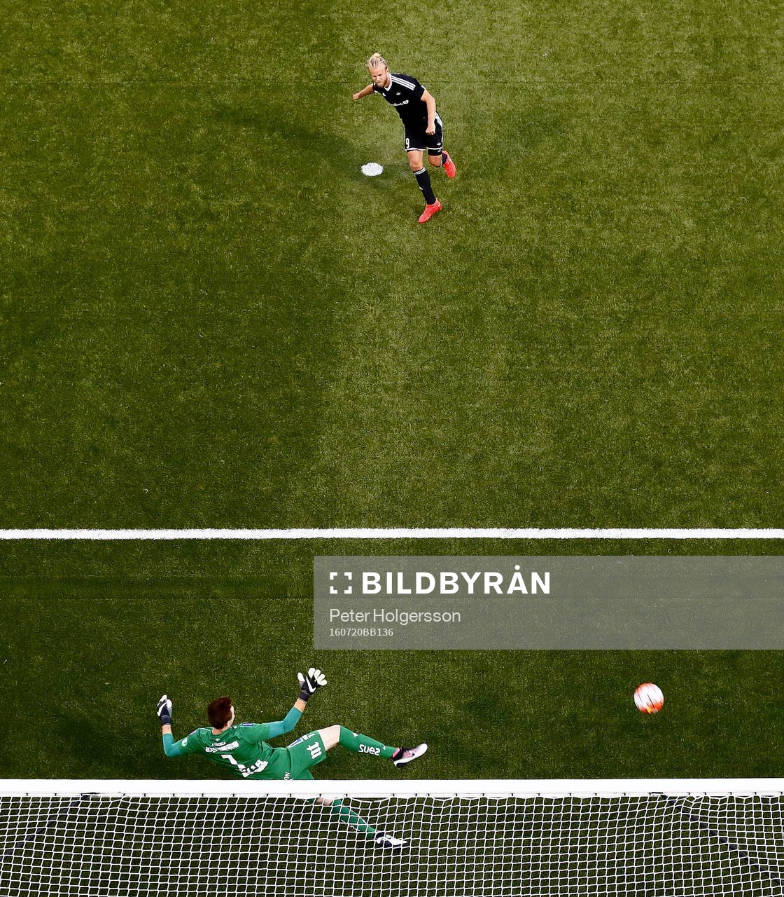 Mål 0-1 på straff av Rosenborgs Christian Gytkjær