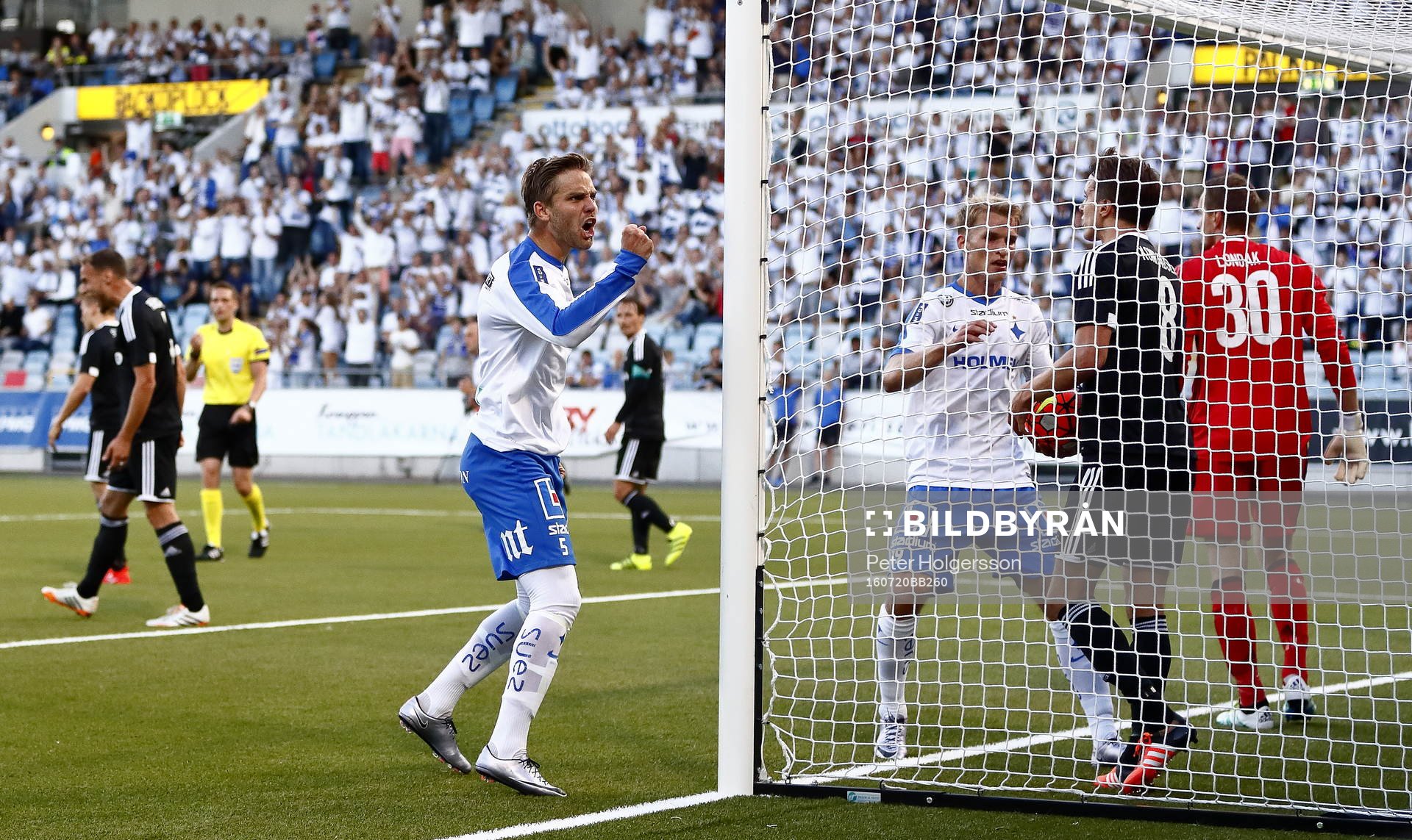 Norrköpings Christoffer Nyman jublar