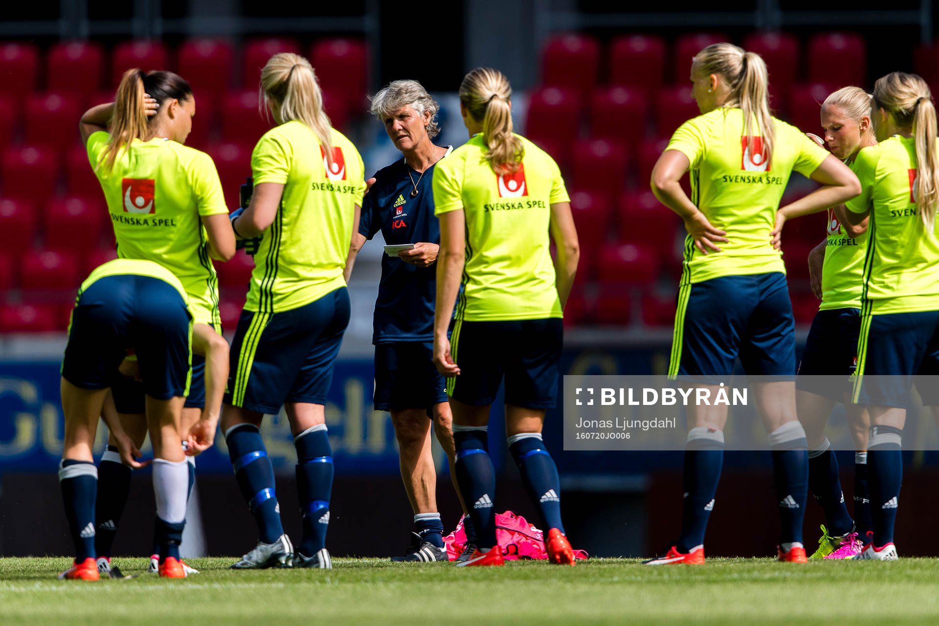 Sveriges förbundskapten Pia Sundhage