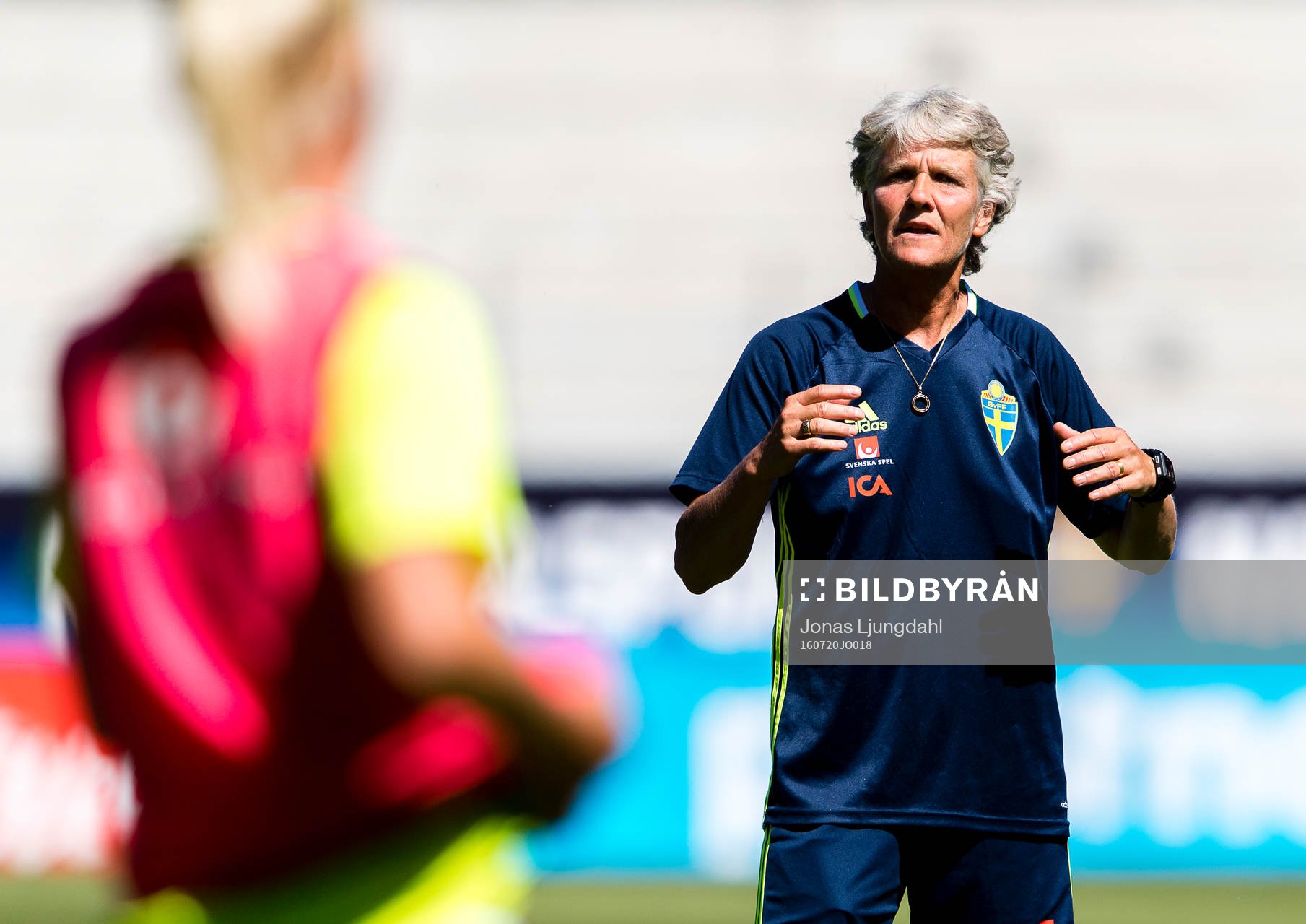 Sveriges förbundskapten Pia Sundhage