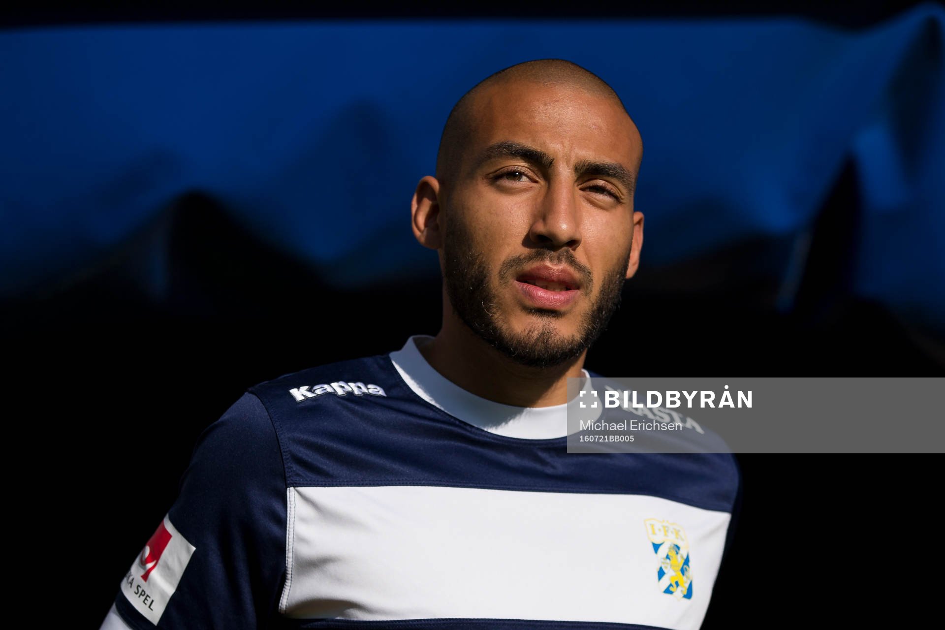 IFK Göteborgs Haitam Aleesami på väg in för att värma