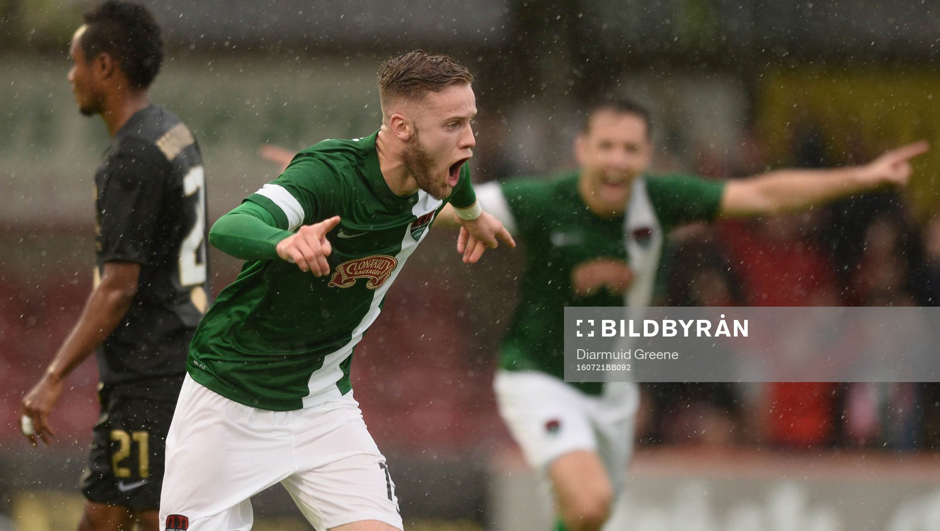 21 July 2016; Kevin O'Connor of Cork City celebrates