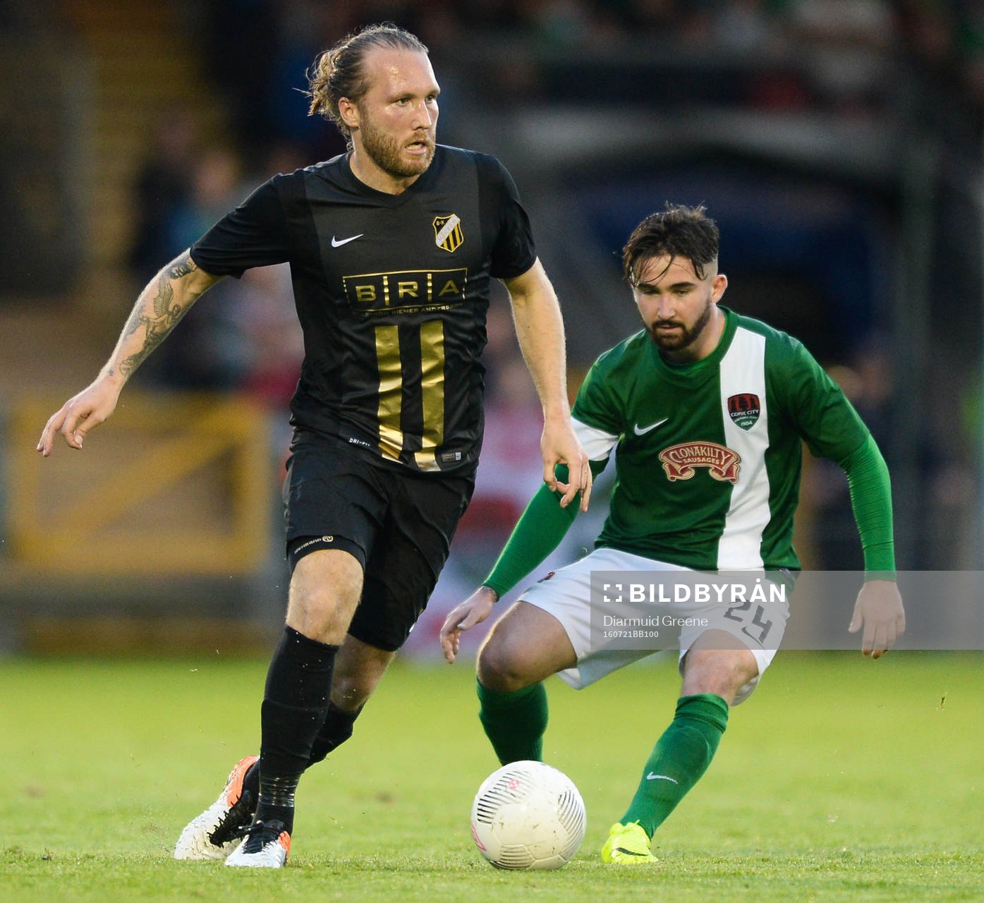 21 July 2016; Emil Wahlström of BK Hacken in action