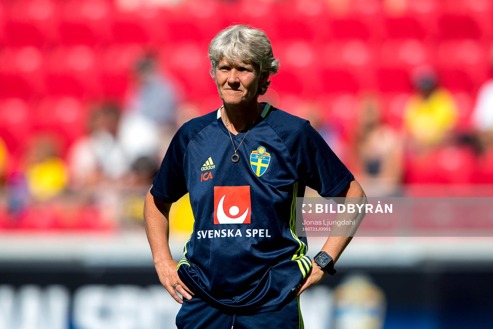 Sveriges förbundskapten Pia Sundhage