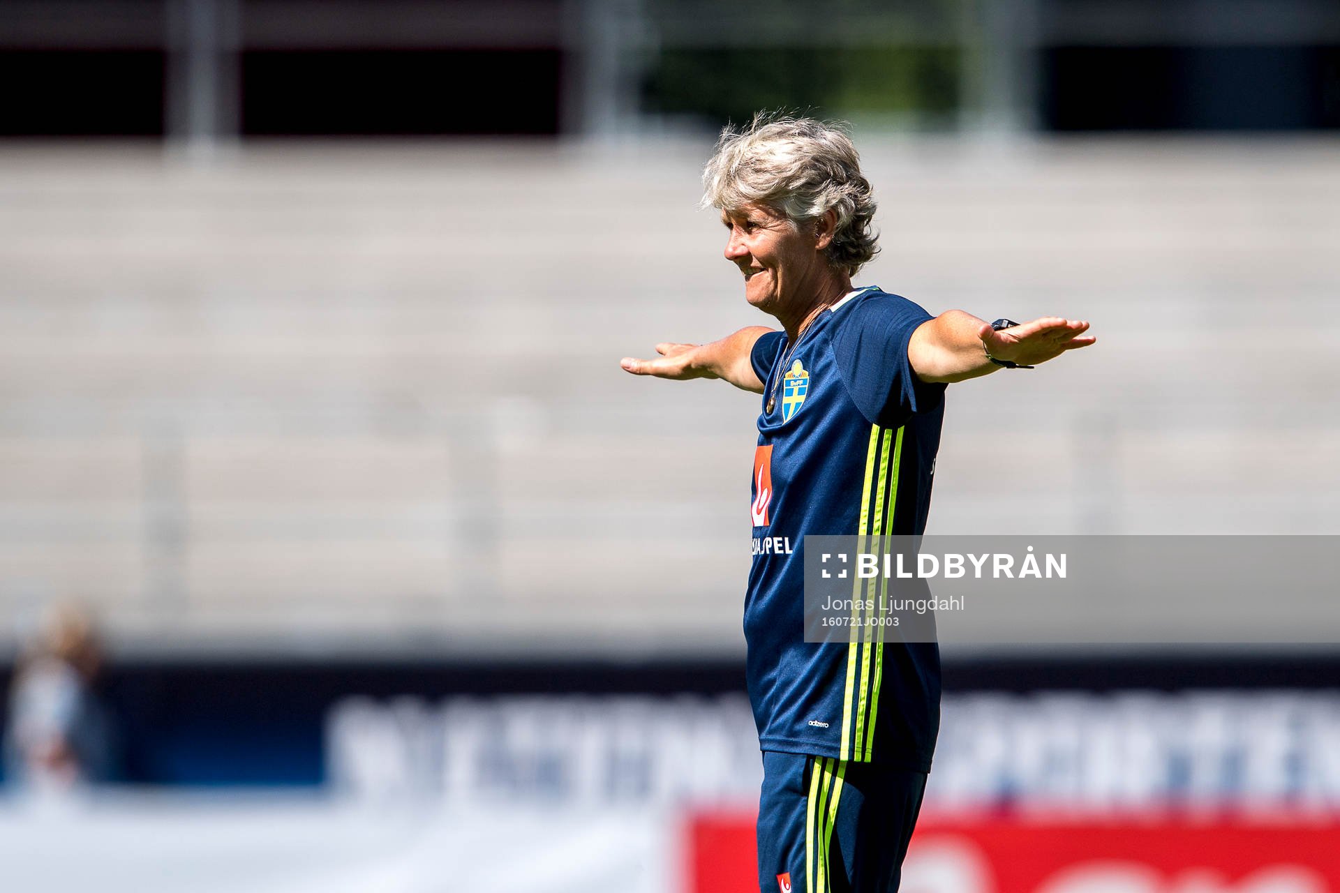 Sveriges förbundskapten Pia Sundhage