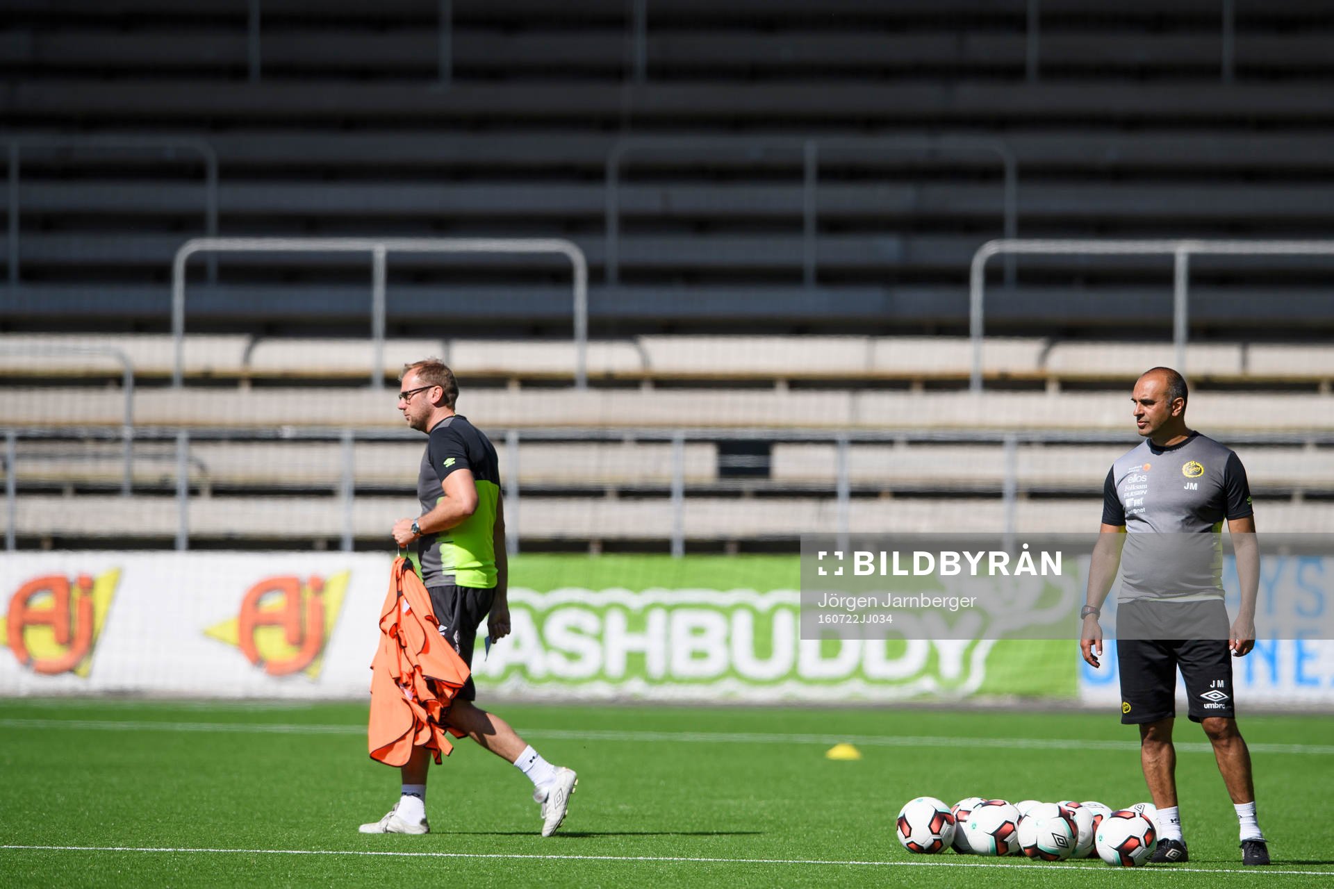 Elfsborgs manager Magnus Haglund och tränare Jan Mian
