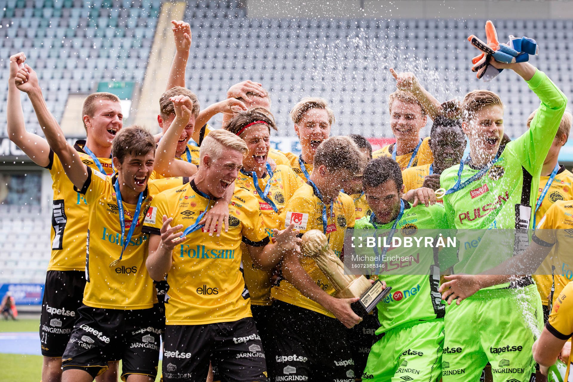 Elfsborg jublar med guldpokalen