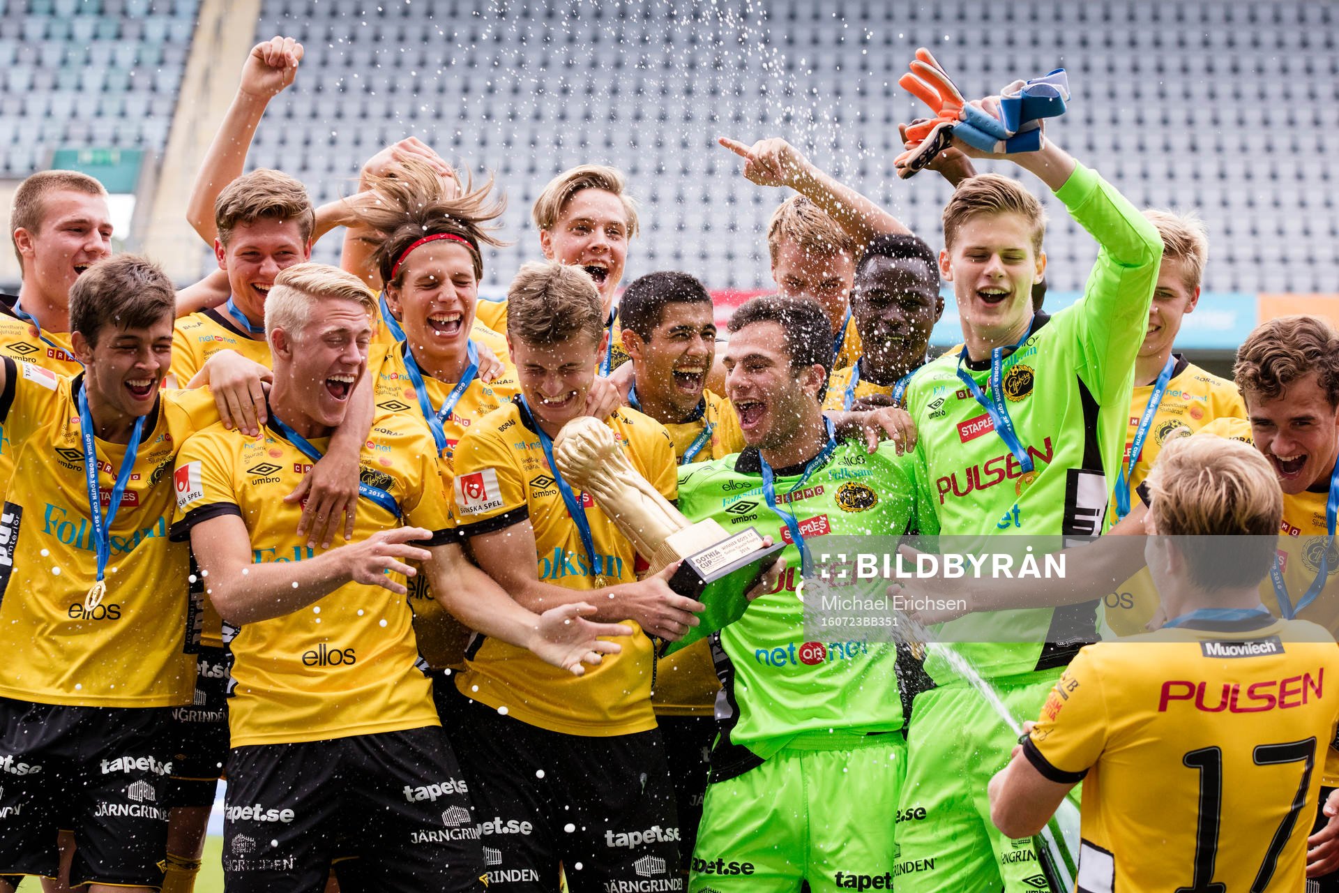 Elfsborg jublar med guldpokalen