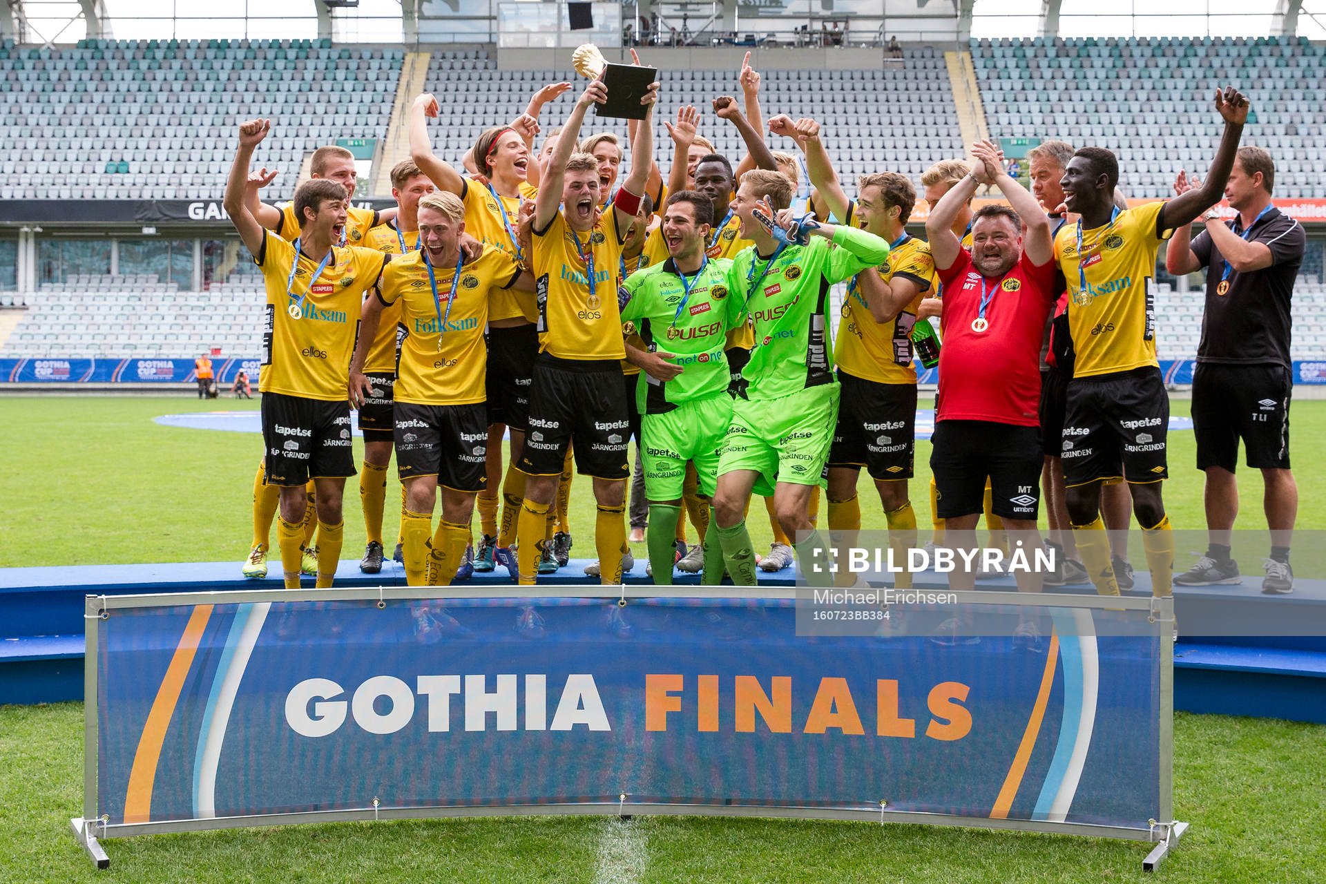 Elfsborg jublar med guldpokalen