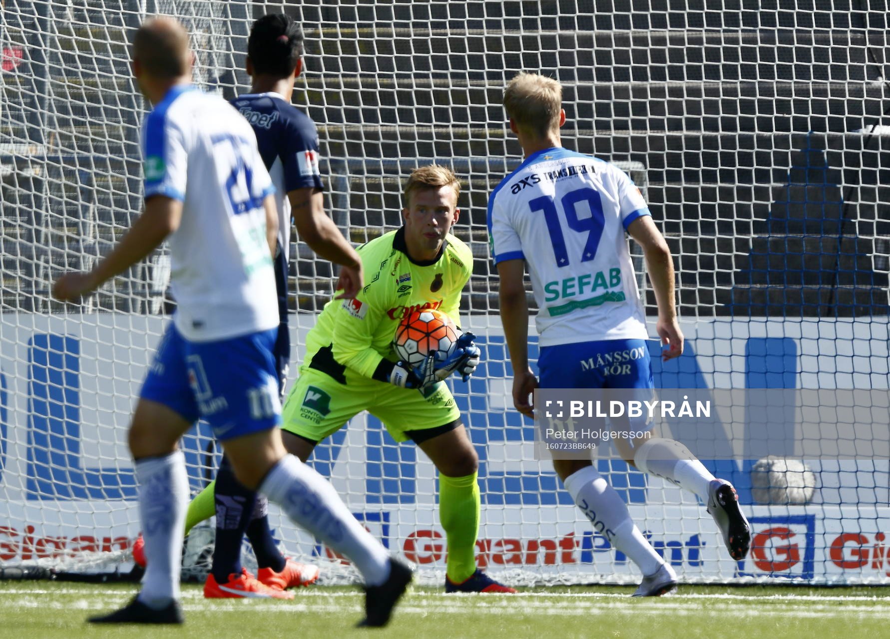 Gefles målvakt Andreas Andersson