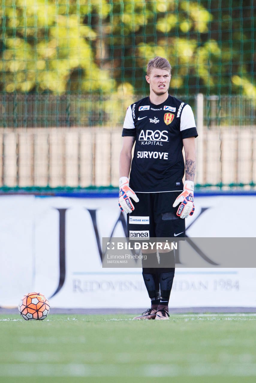 Syrianskas målvakt Hampus Elgan