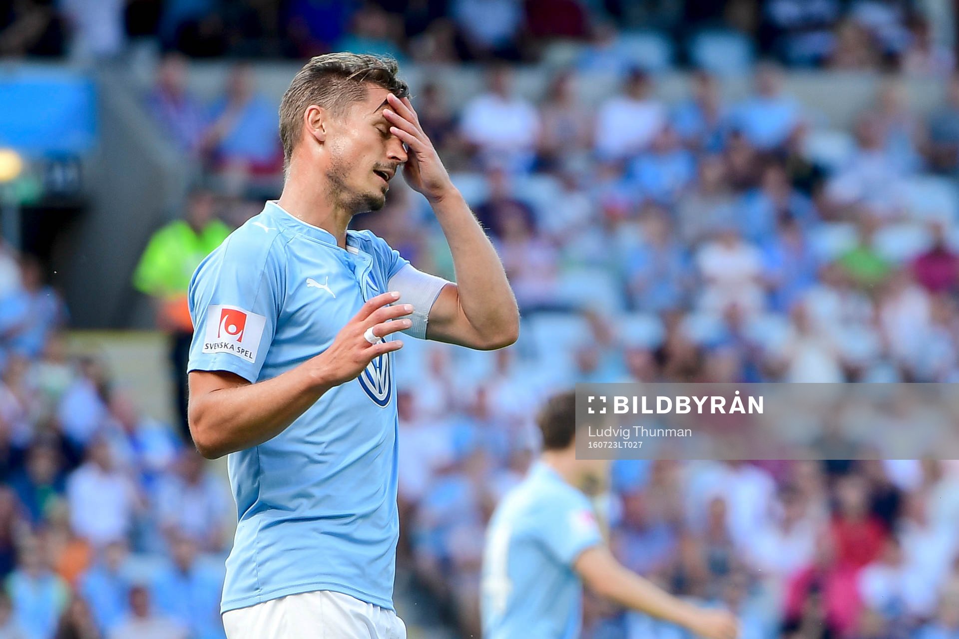 Malmö FFs Markus Rosenberg deppar