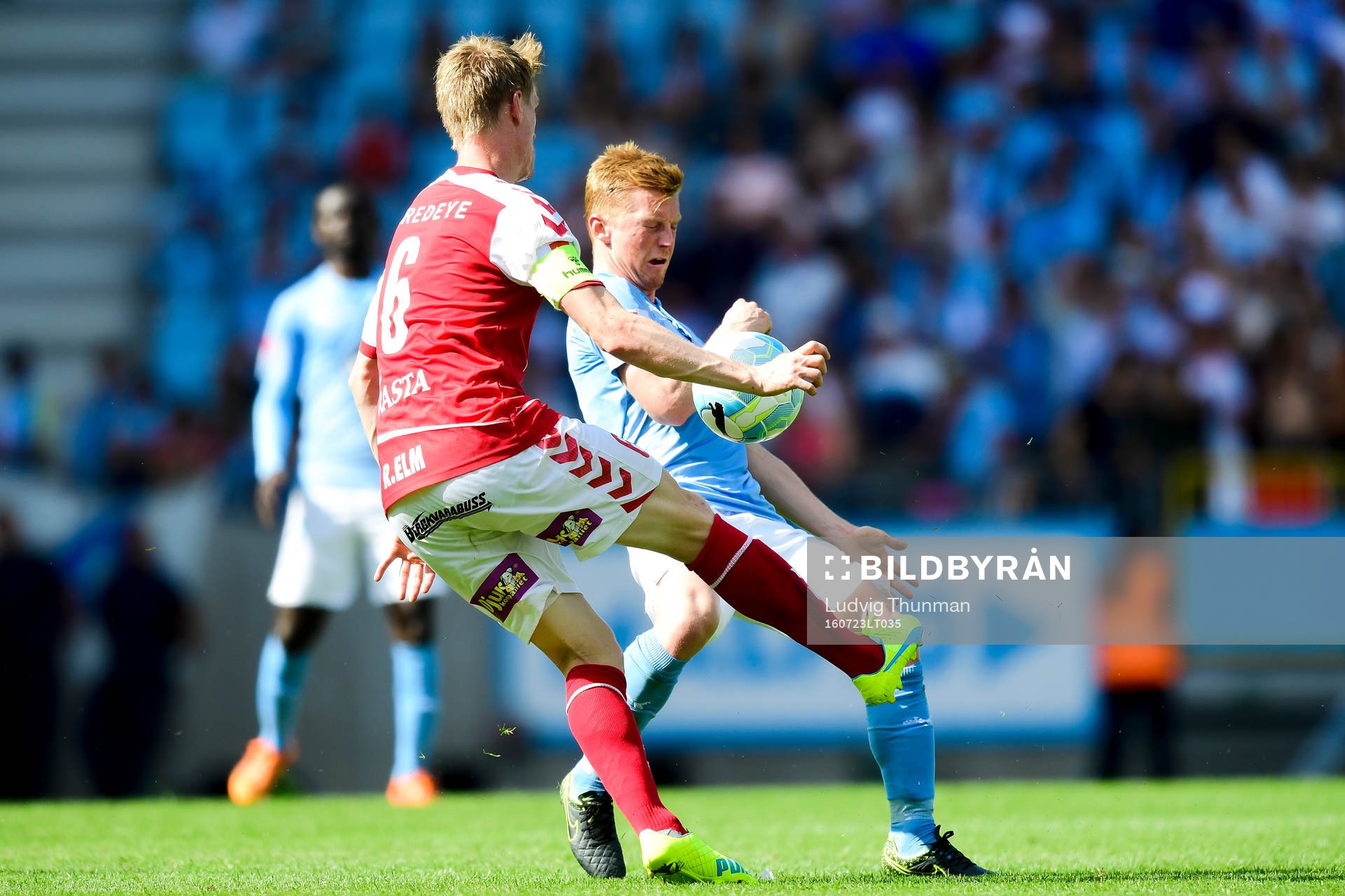 Kalmars Rasmus Elm och Malmö FFs Anders Christiansen