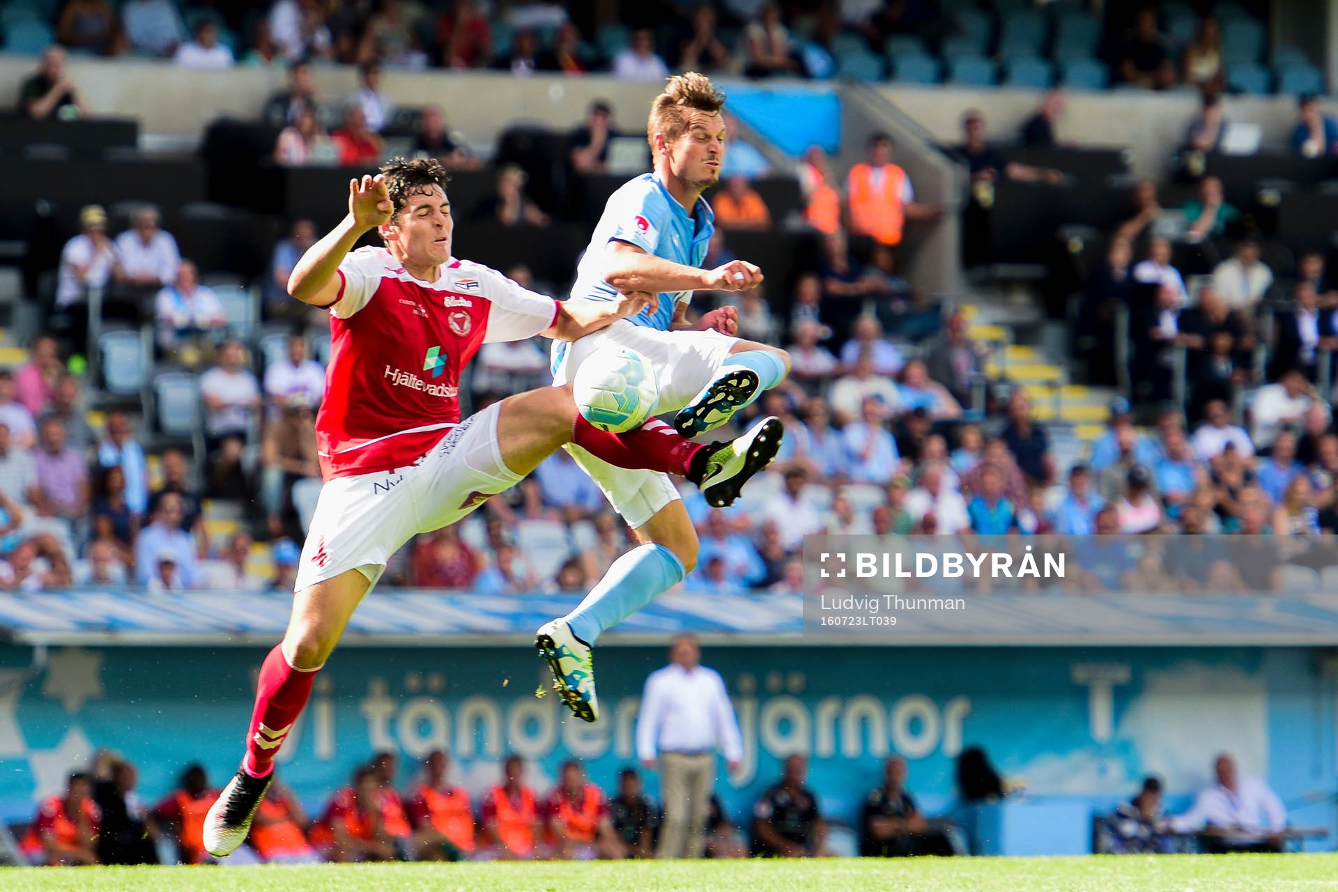 Kalmars Marko Biskupovic och Malmö FFs Markus Rosenberg