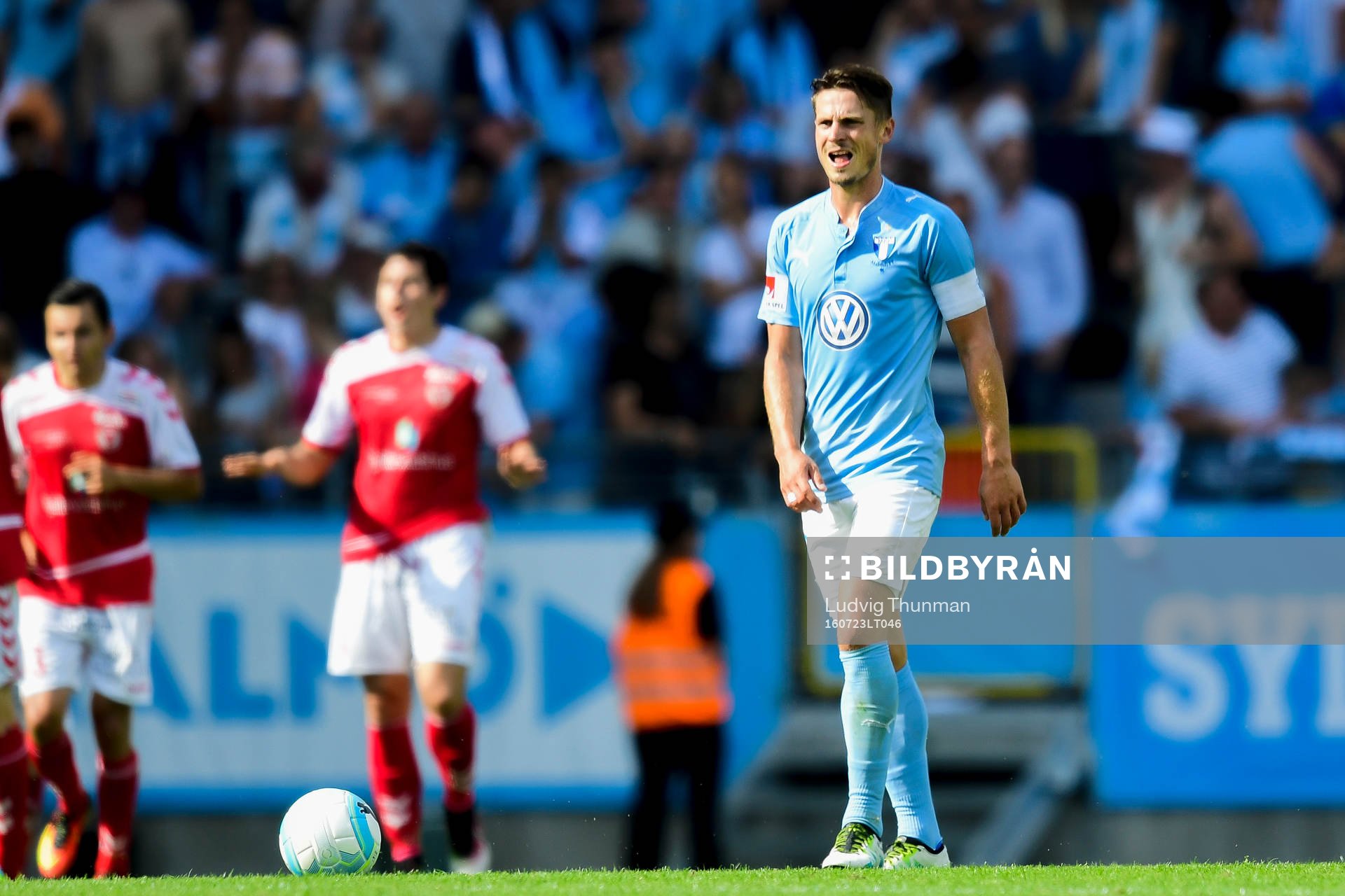 Malmö FFs Markus Rosenberg deppar