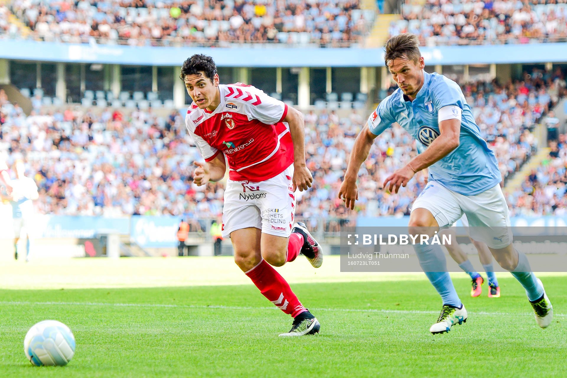 Kalmars Marko Biskupovic och Malmö FFs Markus Rosenberg