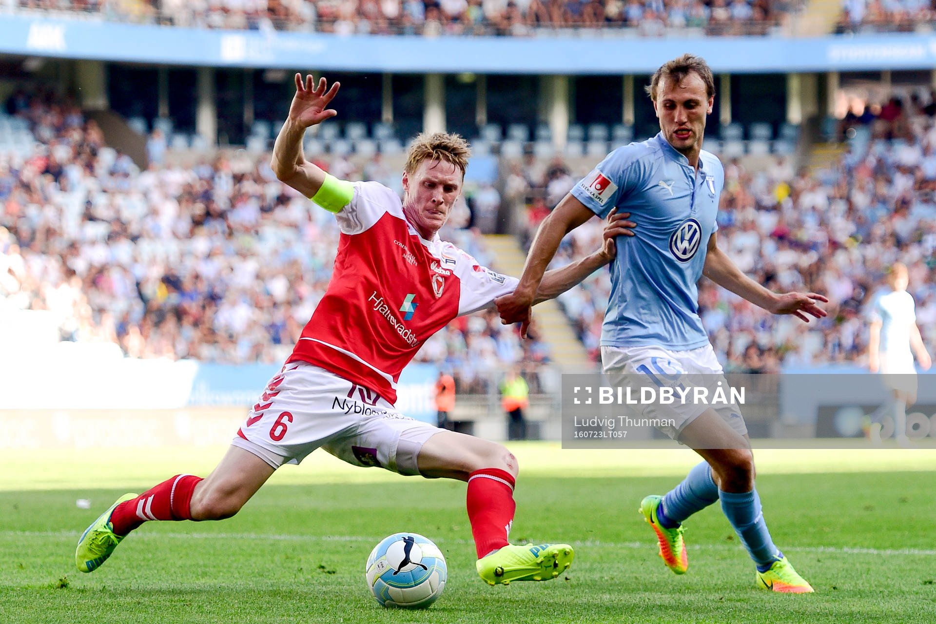 Kalmars Rasmus Elm och Malmö FFs Magnus Wolff Eikrem