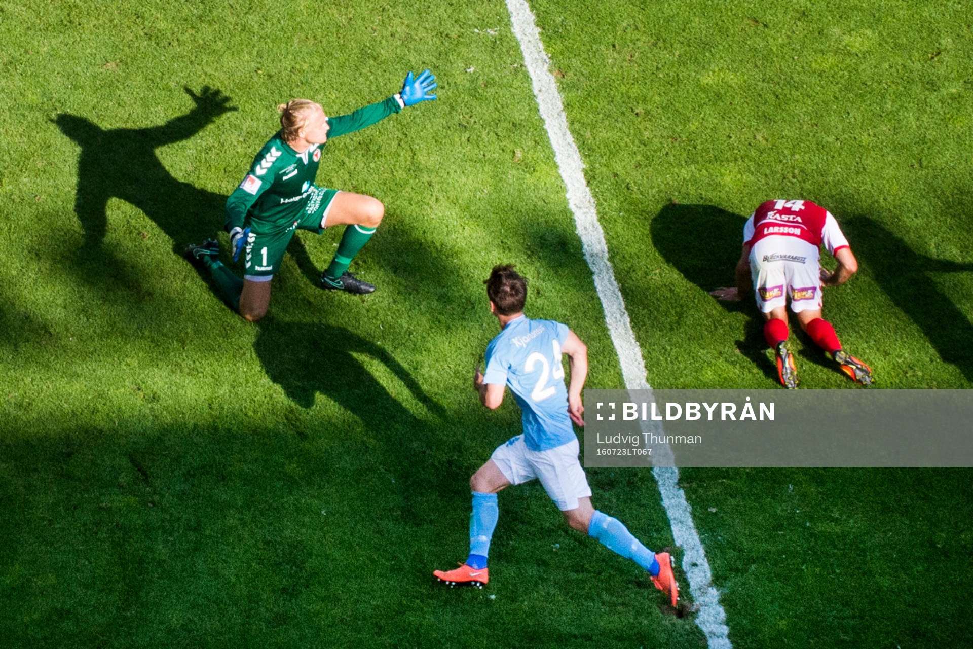 Malmö FFs Vidar Örn Kjartansson jublar