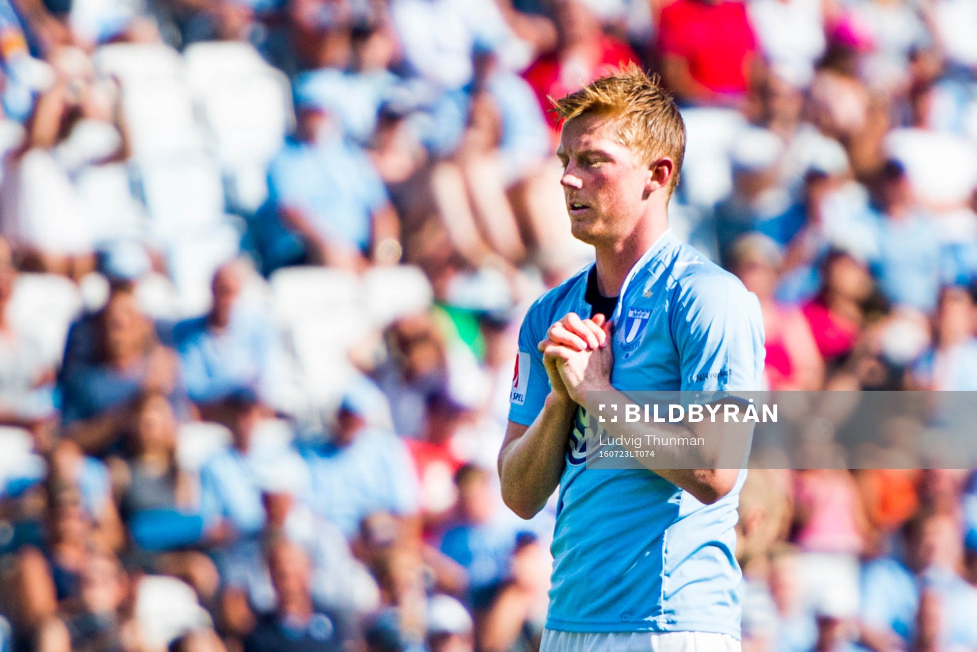 Malmö FFs Anders Christiansen deppar