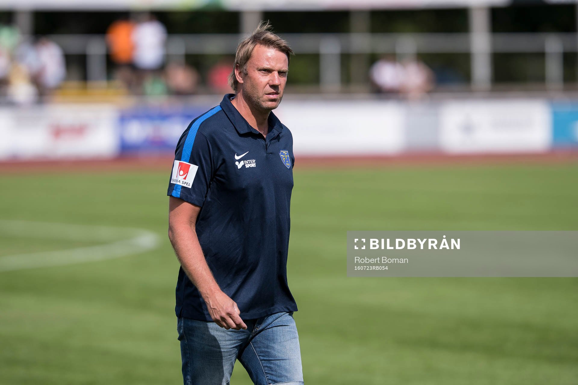 Falkenbergs tränare Hans Eklund