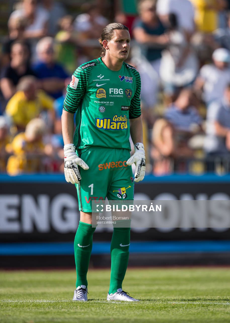 Falkenbergs målvakt Otto Martler