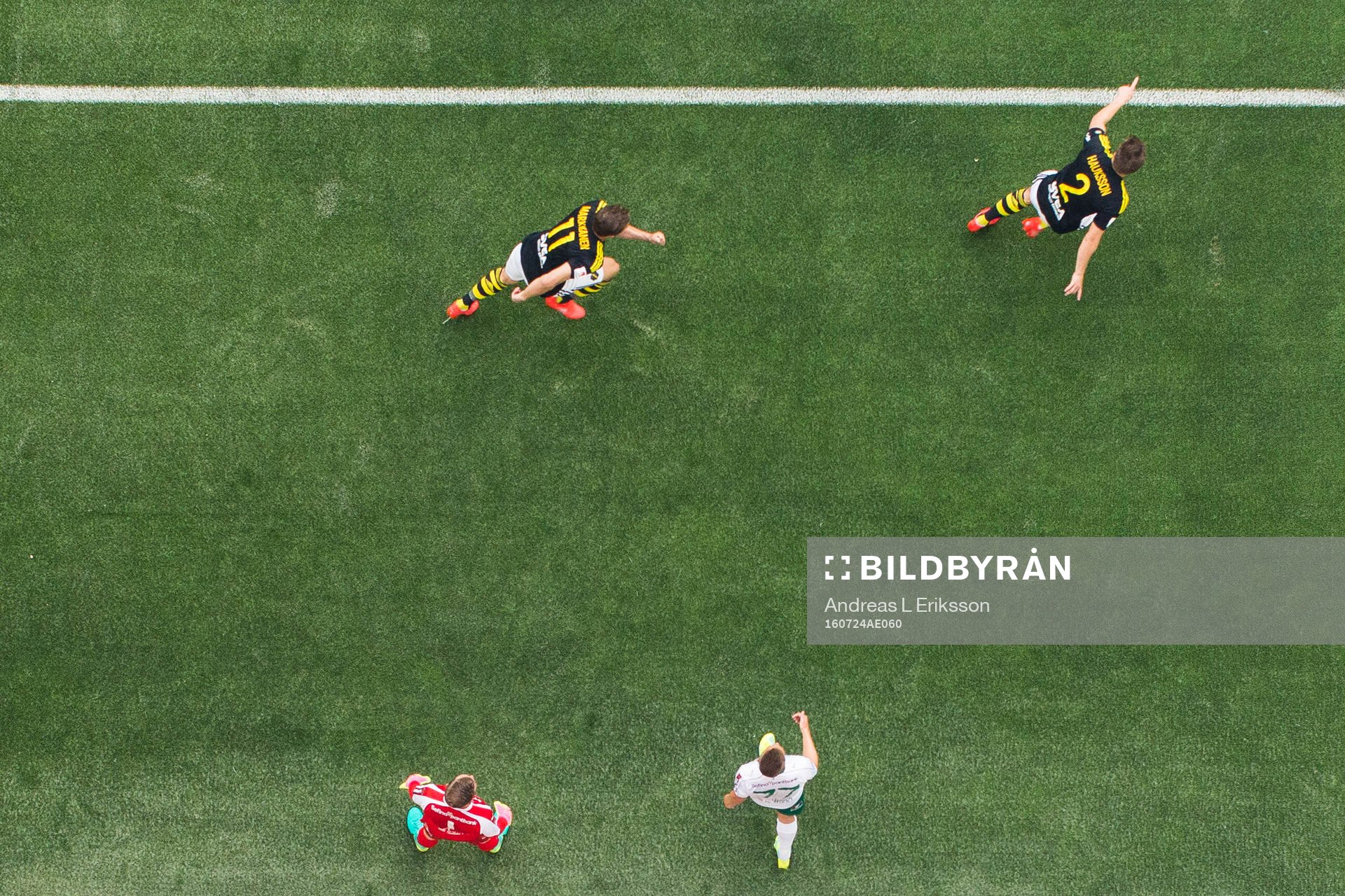 Hammarbys målvakt Ögmundur Kristinsson och Mats Solheim