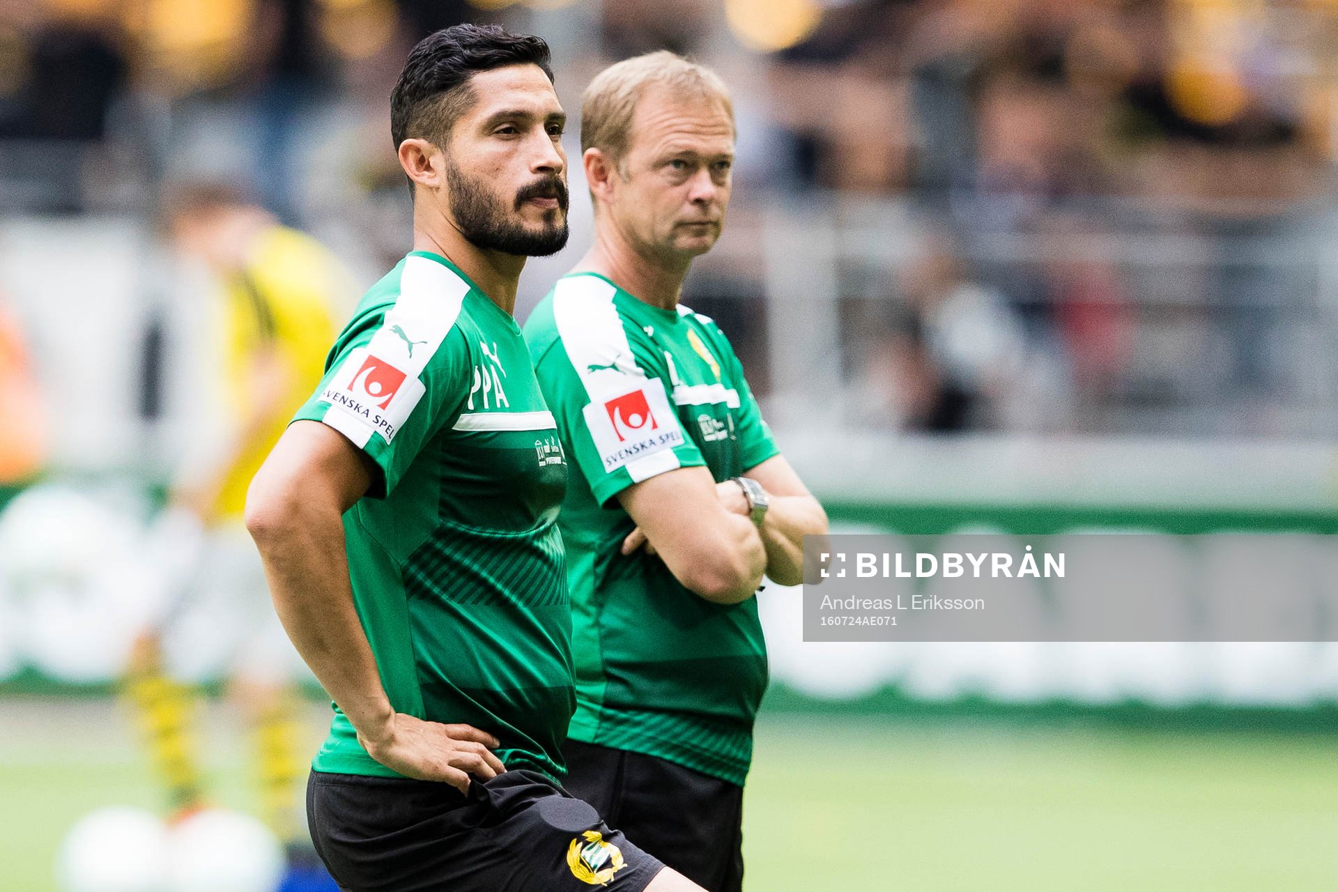 Hammarbys assisterande tränare Pablo Pinones-Arce och