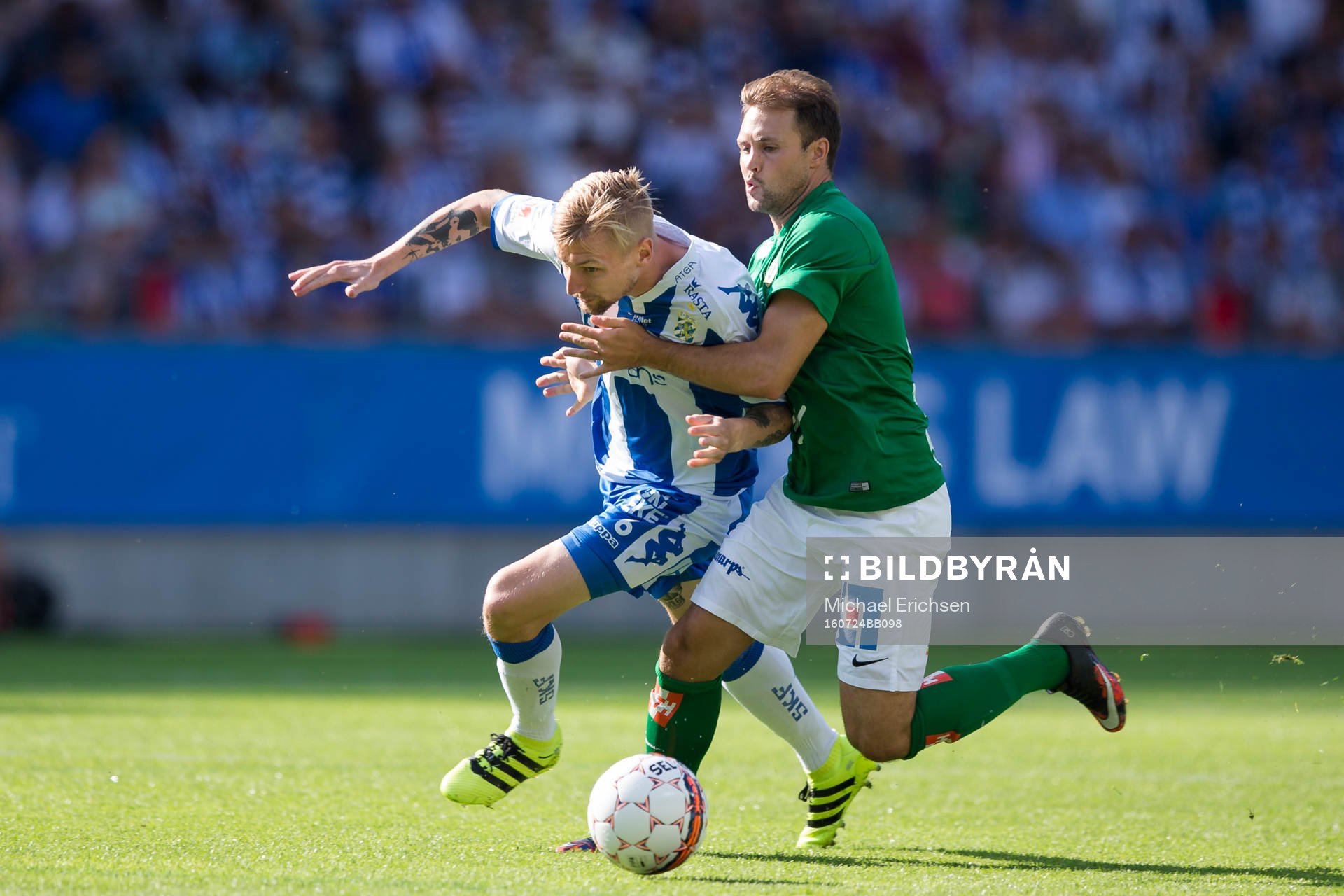 IFK Göteborgs Sebastian Eriksson  mot Jönköpings Tom Siwe