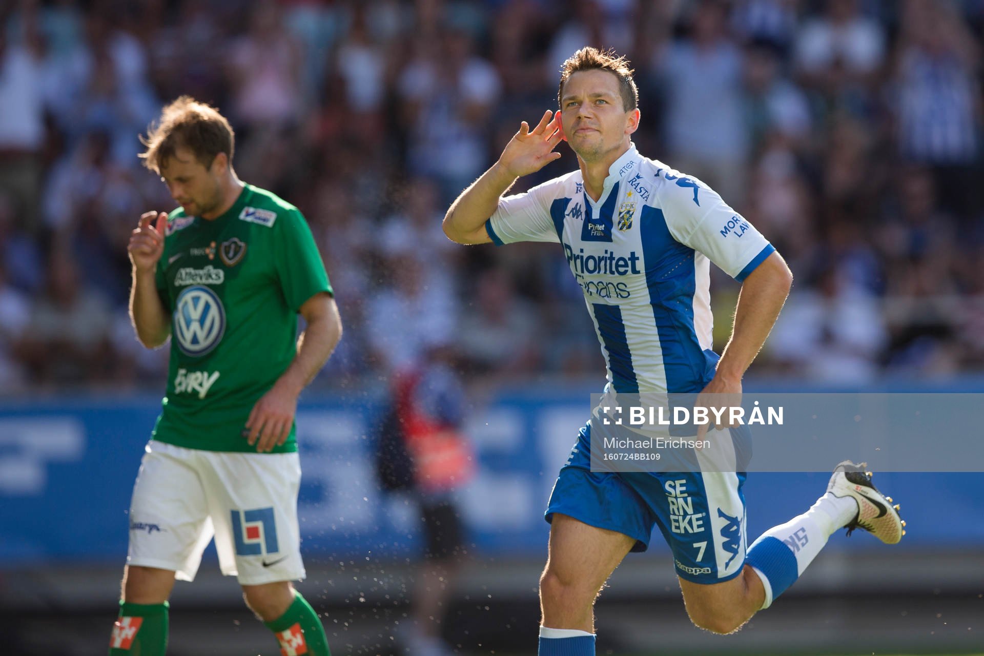 IFK Göteborgs Mads Albeck jublar