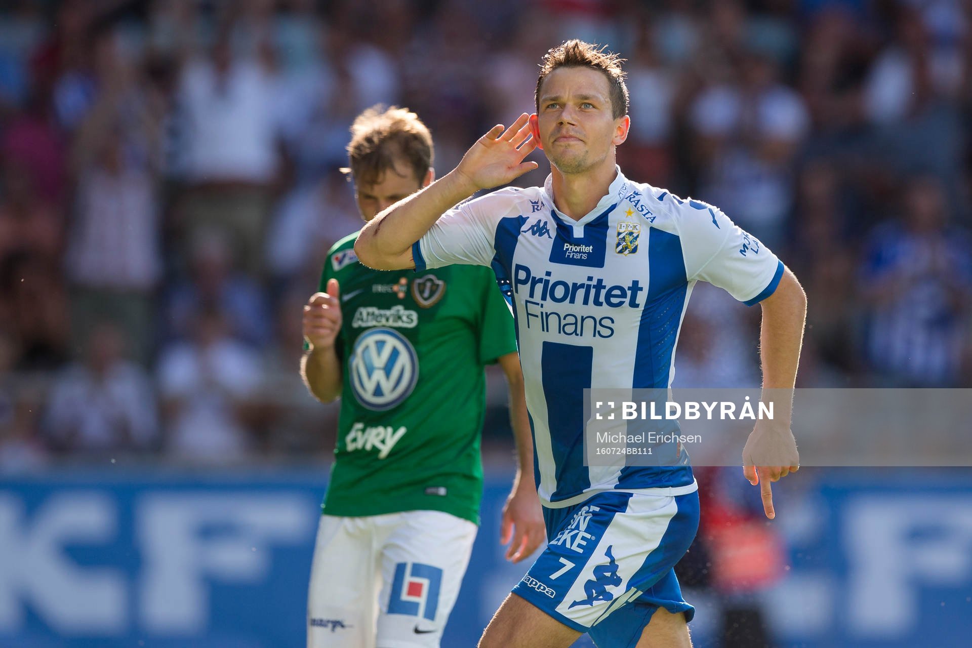 IFK Göteborgs Mads Albeck jublar