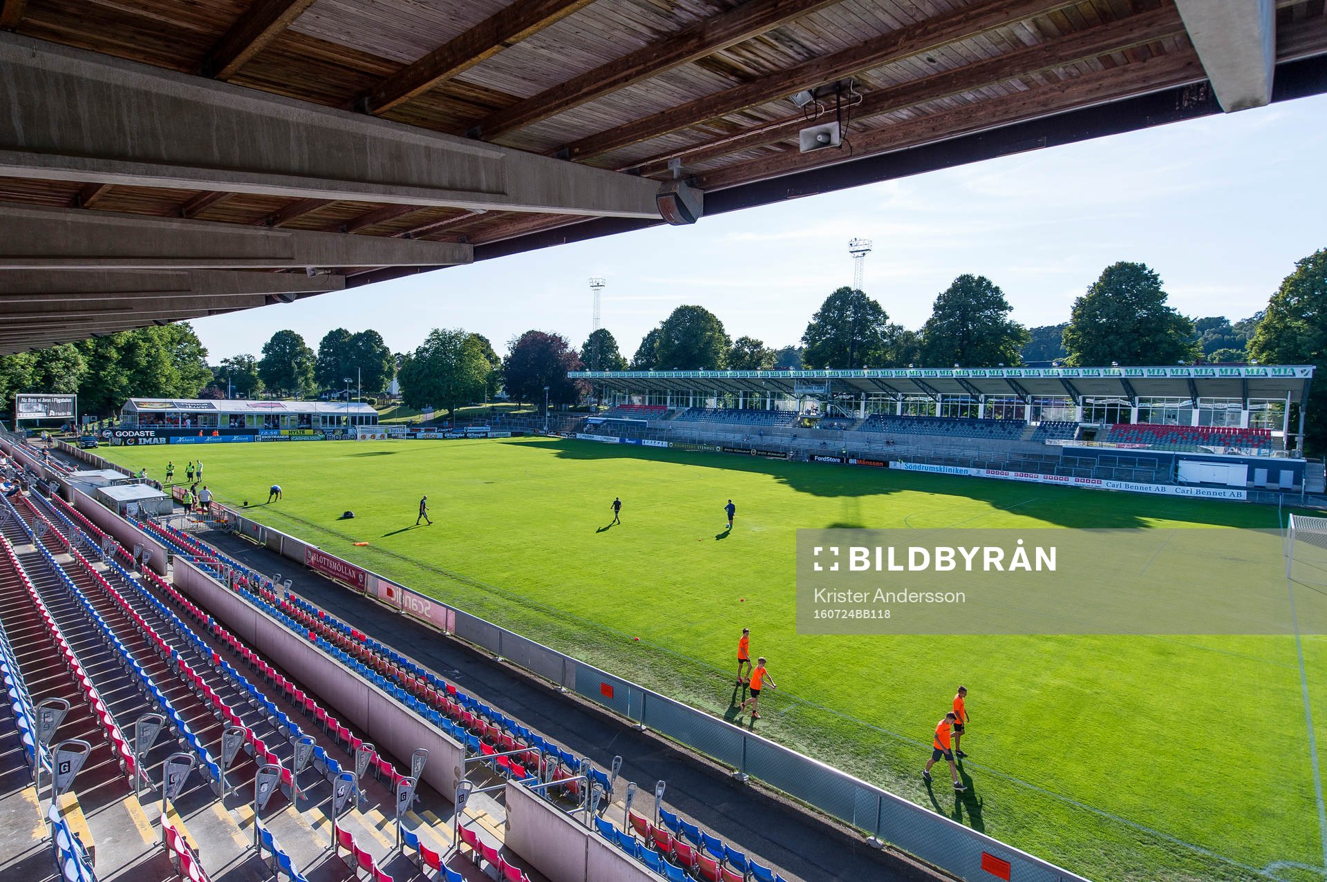 Örjans Vall före fotbollsmatchen i Superettan mellan