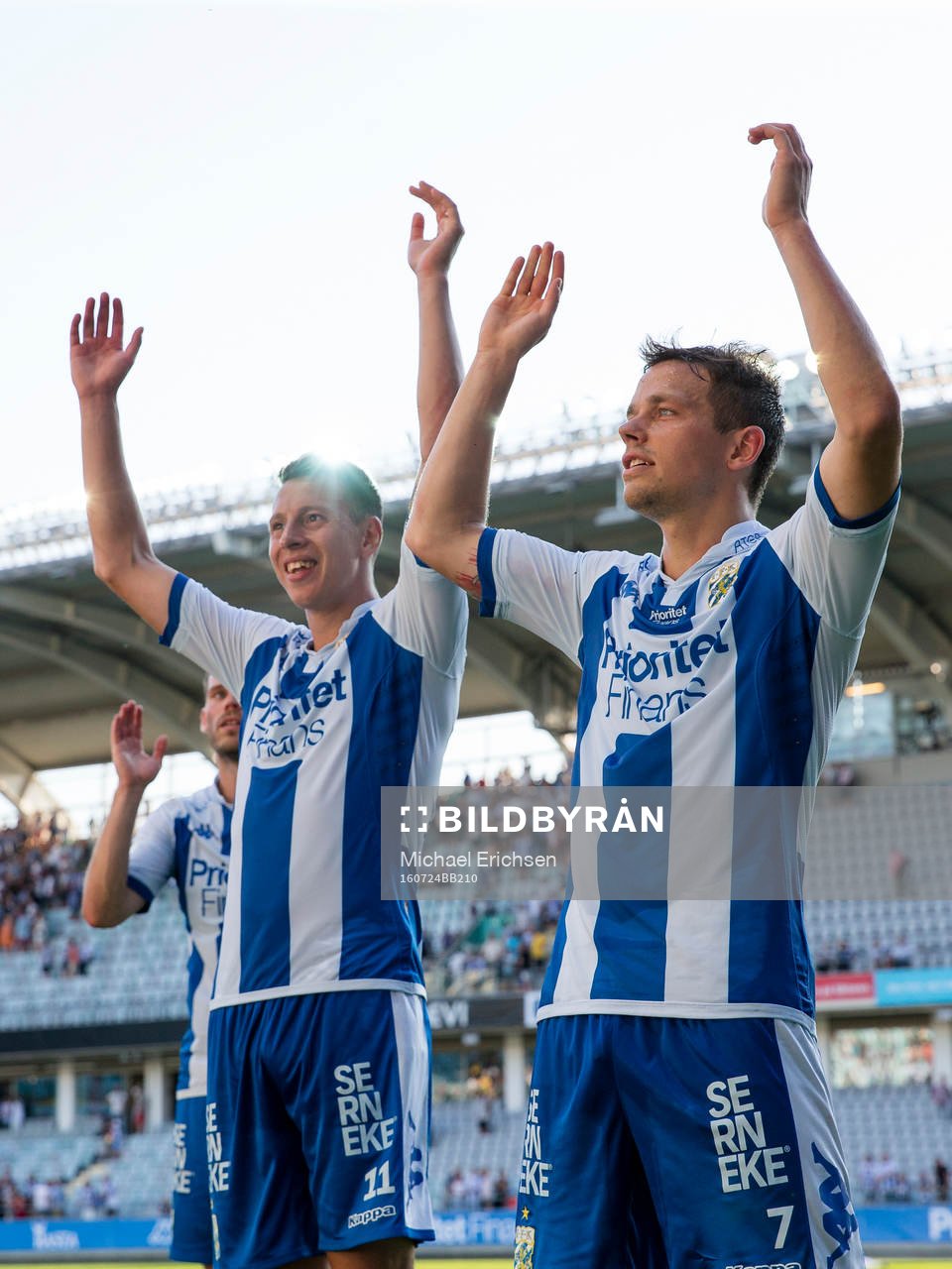 IFK Göteborgs Martin Smedberg Dalence och Mads Albeck