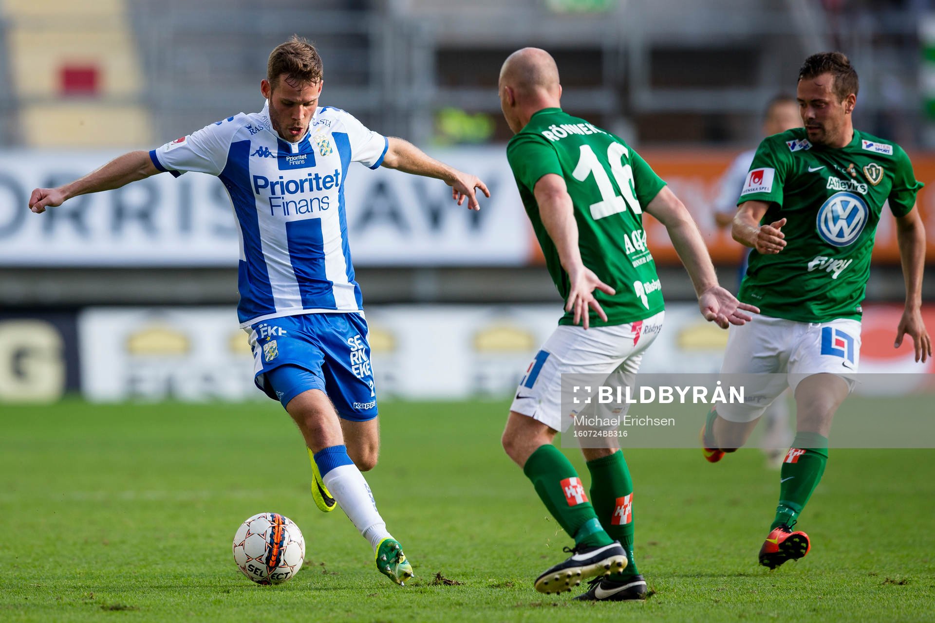 IFK Göteborgs Emil Salomonsson mot Jönköpings Viktor
