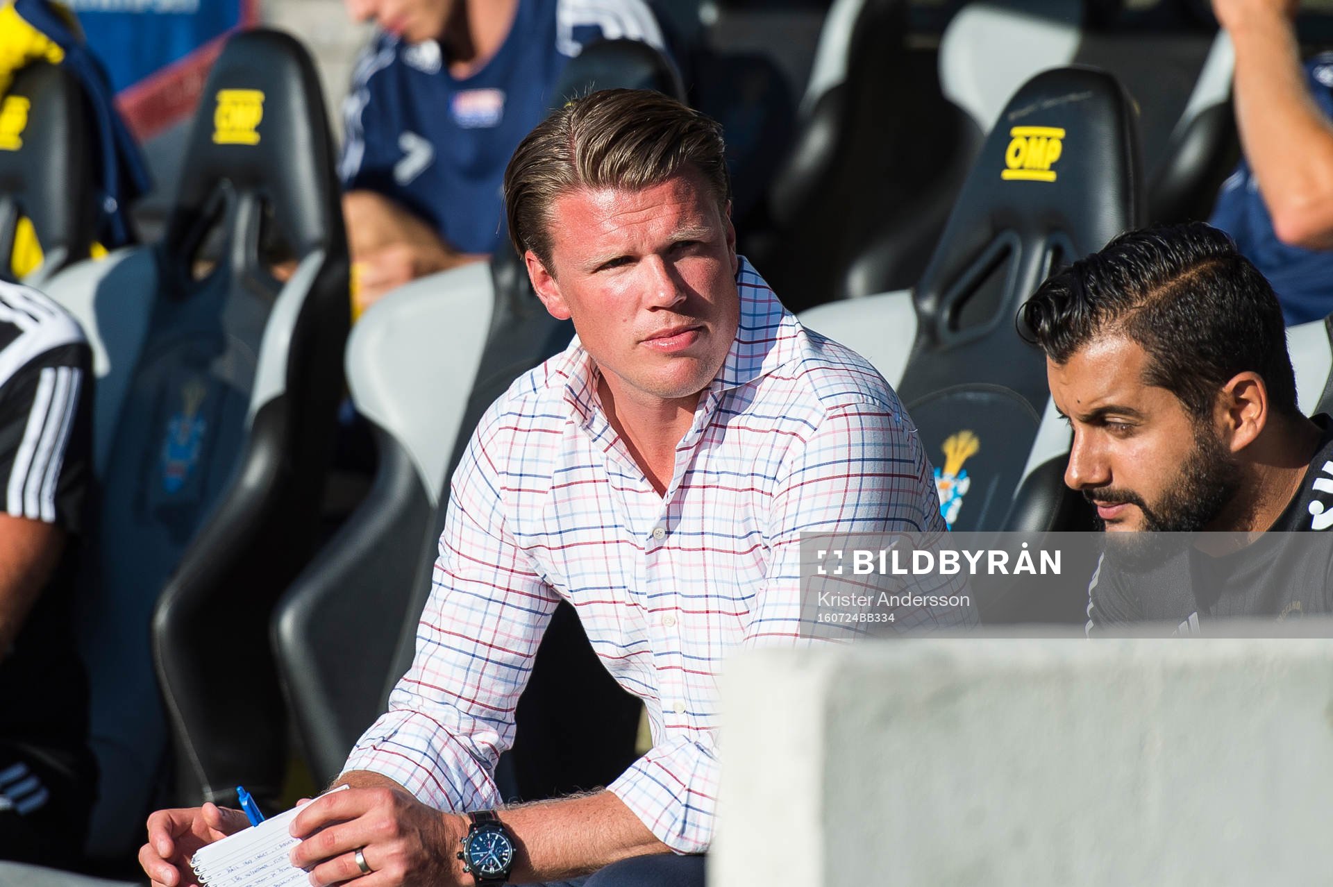 Ängelholms tränare Christian Järdler