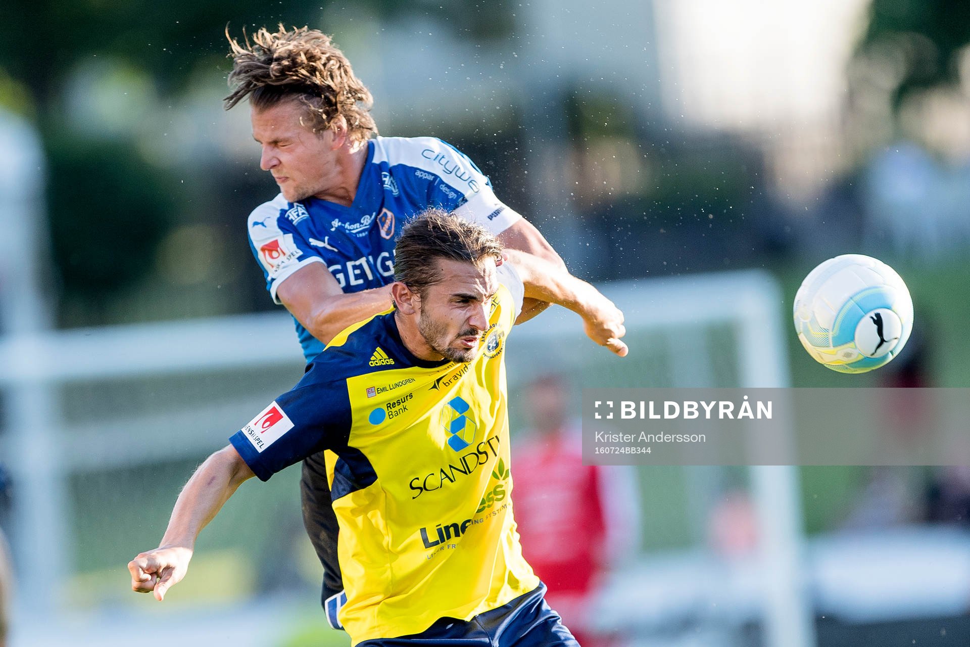 Halmstads Fredrik Liverstam och Ängelholms Vladica Zlojutro
