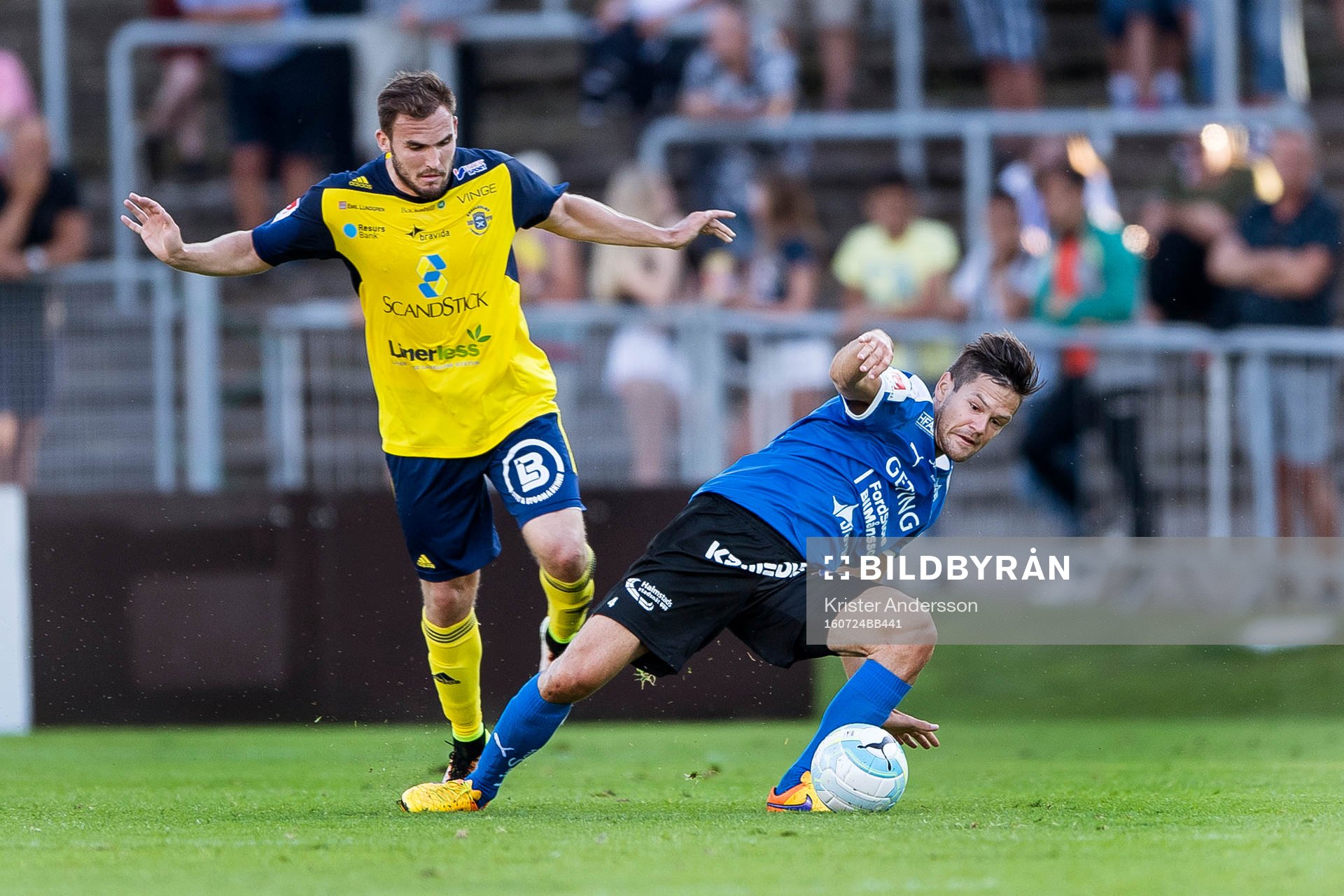 Ängelholms Ryan Finley och Halmstads Ivo Pekalski