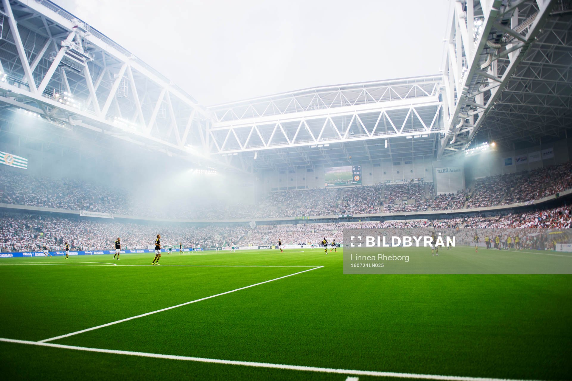 Översikt över interiör av Tele2 Arena